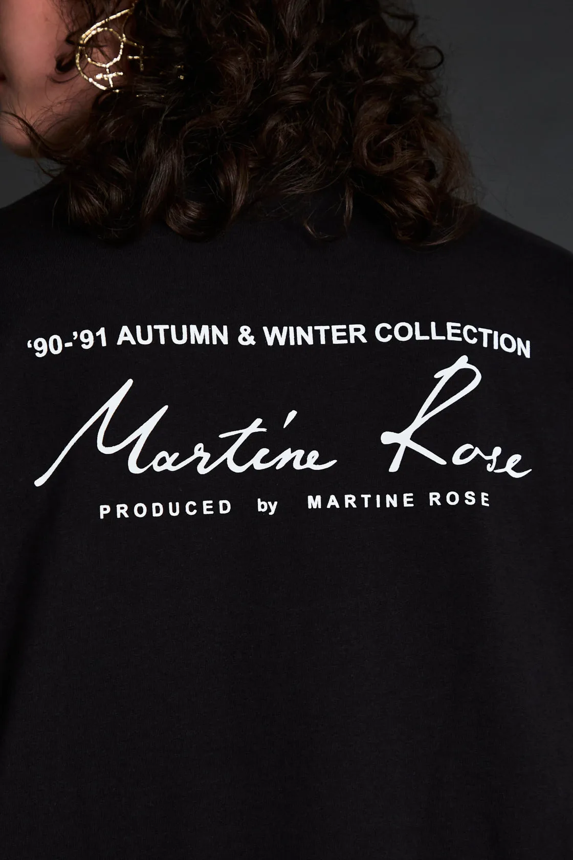 Jersey Funnel Neck in Black sold by Martine Rose product image thumbnail 3