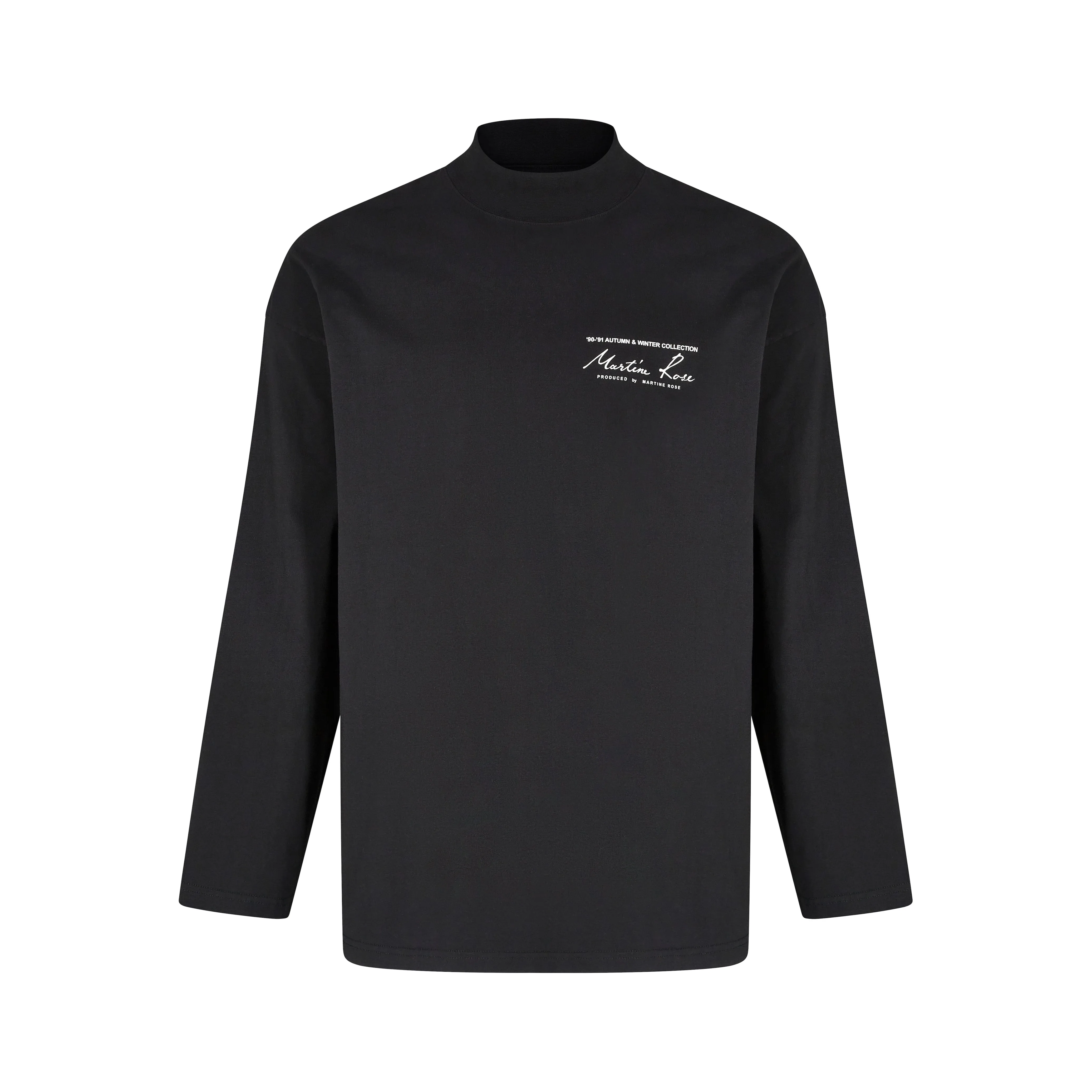 Jersey Funnel Neck in Black sold by Martine Rose product image thumbnail 4