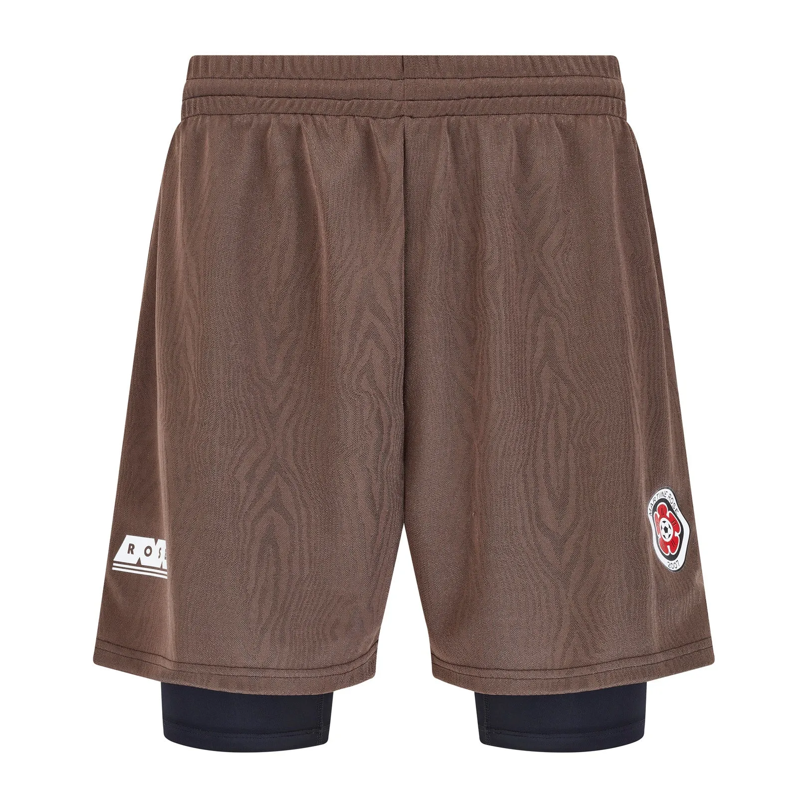 DOUBLE FOOTBALL SHORTS in BROWN sold by Martine Rose