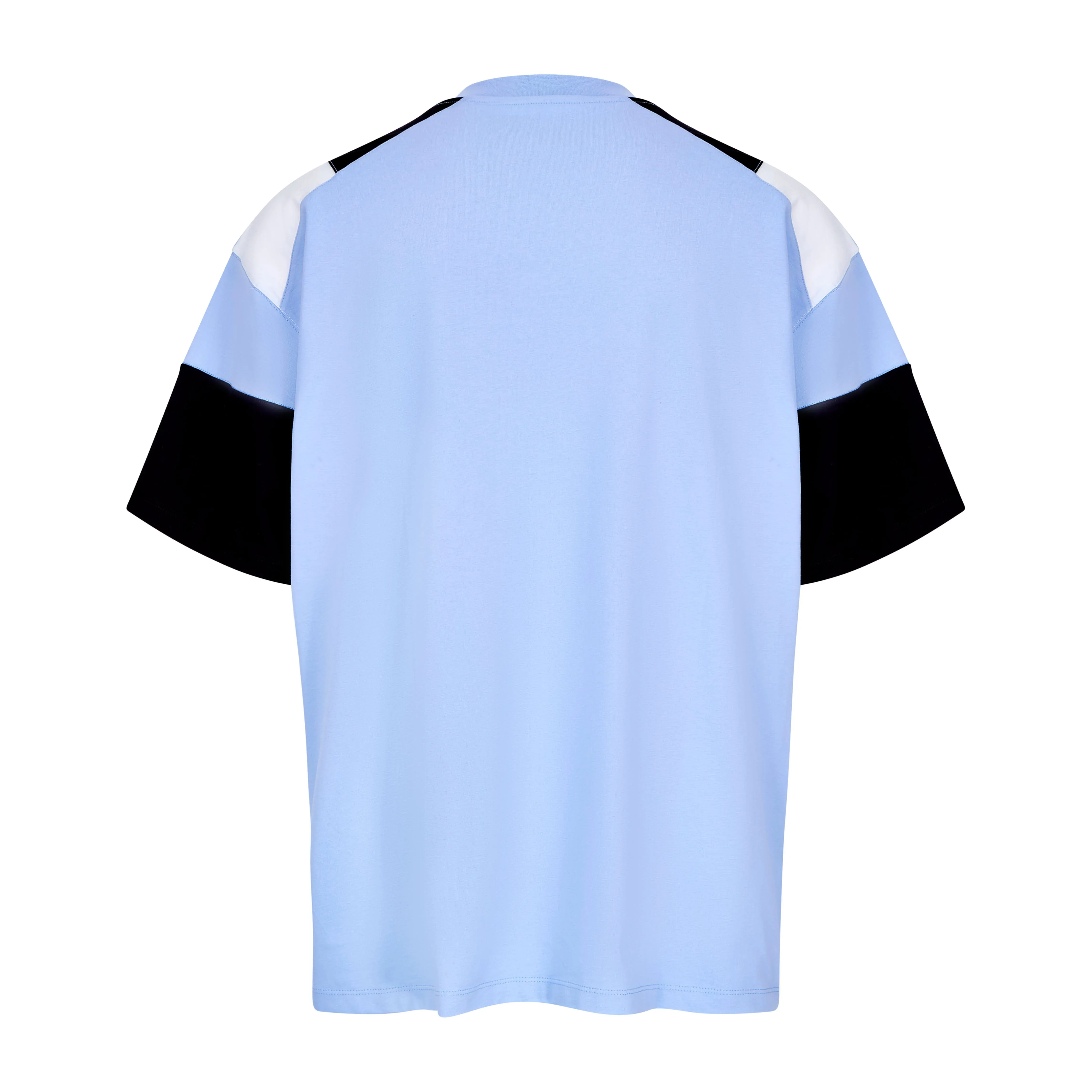 OVERSIZED PANELLED T-SHIRT in BLUE MULTI sold by Martine Rose product image thumbnail 5