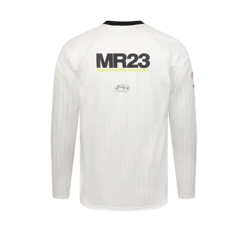 PULLED NECK FOOTBALL TOP in WHITE sold by Martine Rose product image thumbnail 4