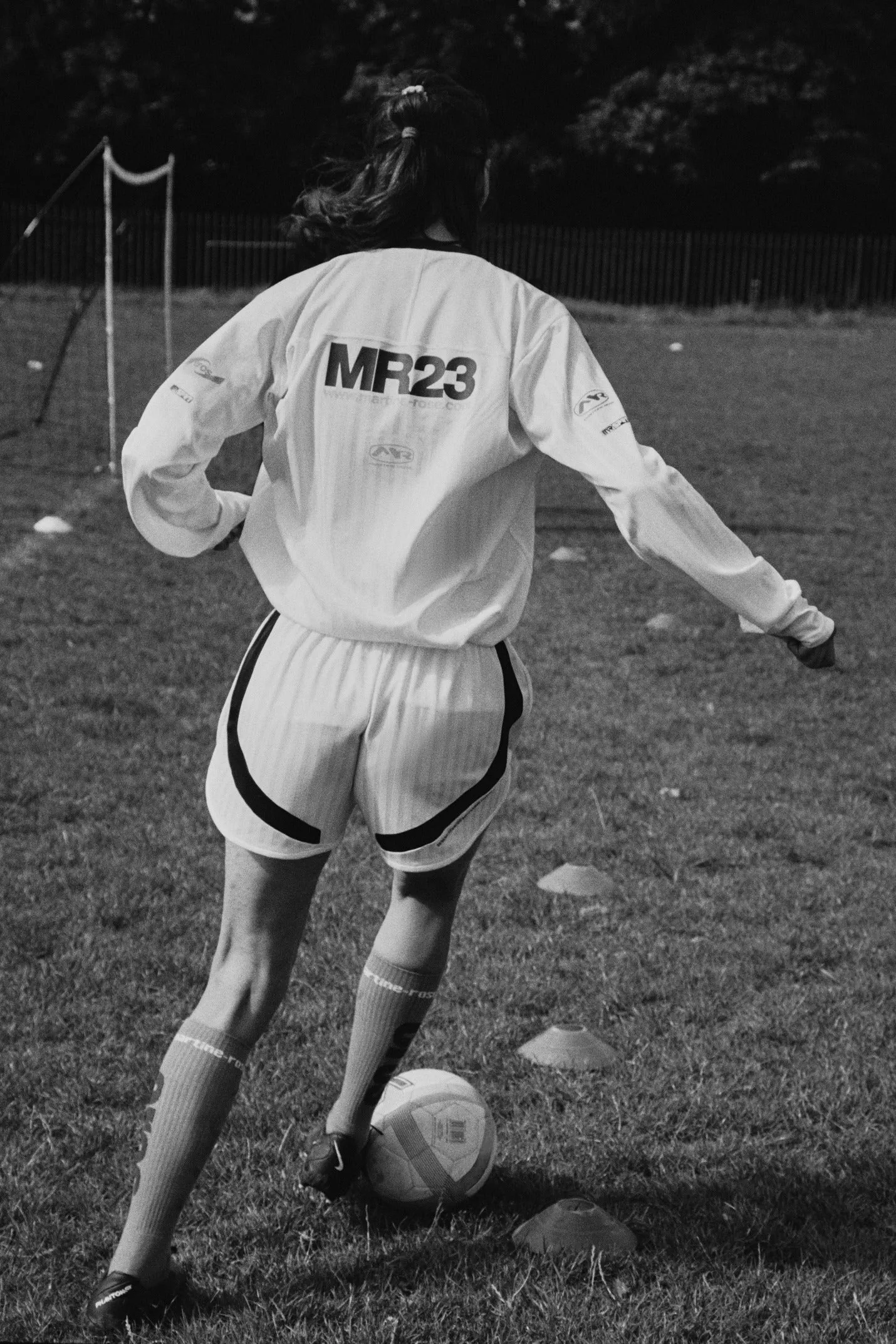 PULLED NECK FOOTBALL TOP in WHITE sold by Martine Rose product image thumbnail 2