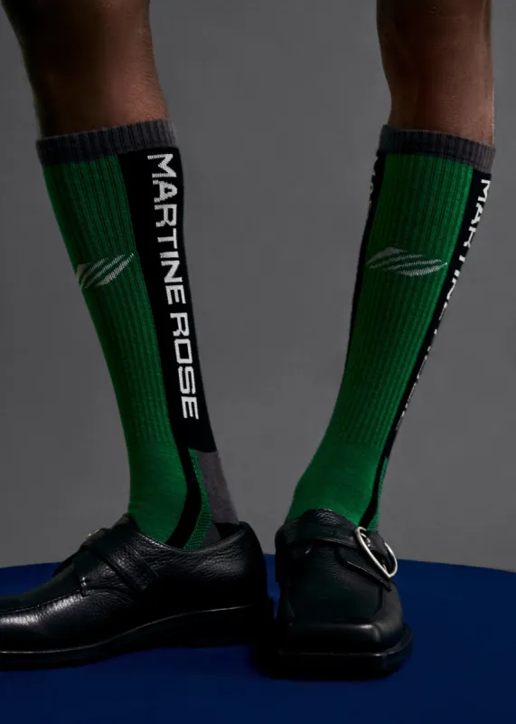SPORTS SOCK MULTIPACK in BLACK AND GREEN made by Martine Rose