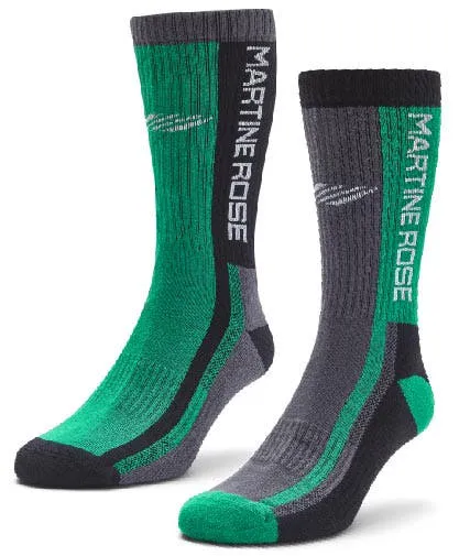 SPORTS SOCK MULTIPACK in BLACK AND GREEN sold by Martine Rose product image thumbnail 2
