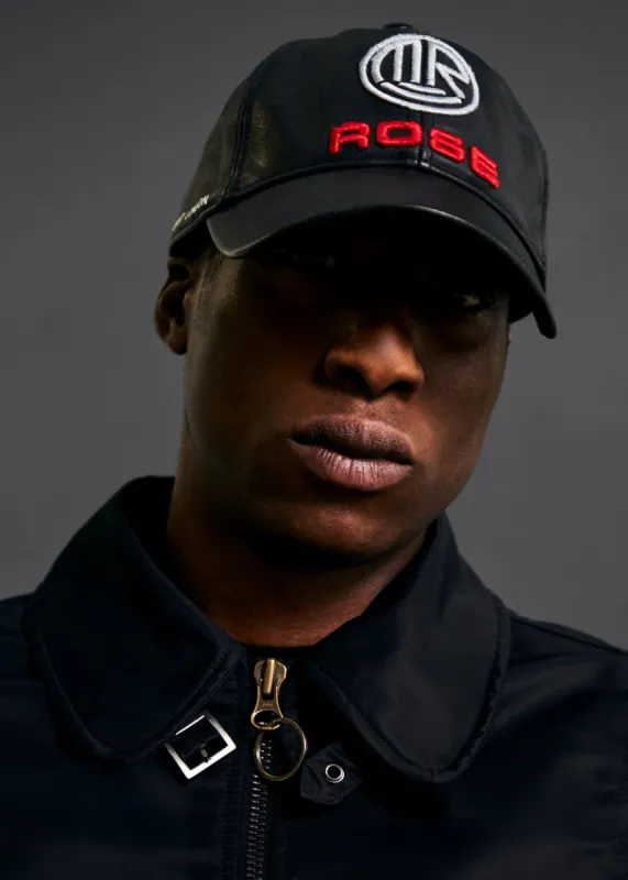 LEATHER CAP in BLACK made by Martine Rose