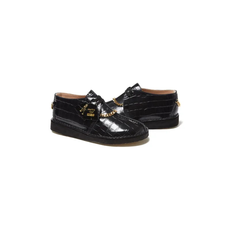 SUPREME®/MARTINE ROSE® CLARKS DESERT TREK in BLACK made by Martine Rose