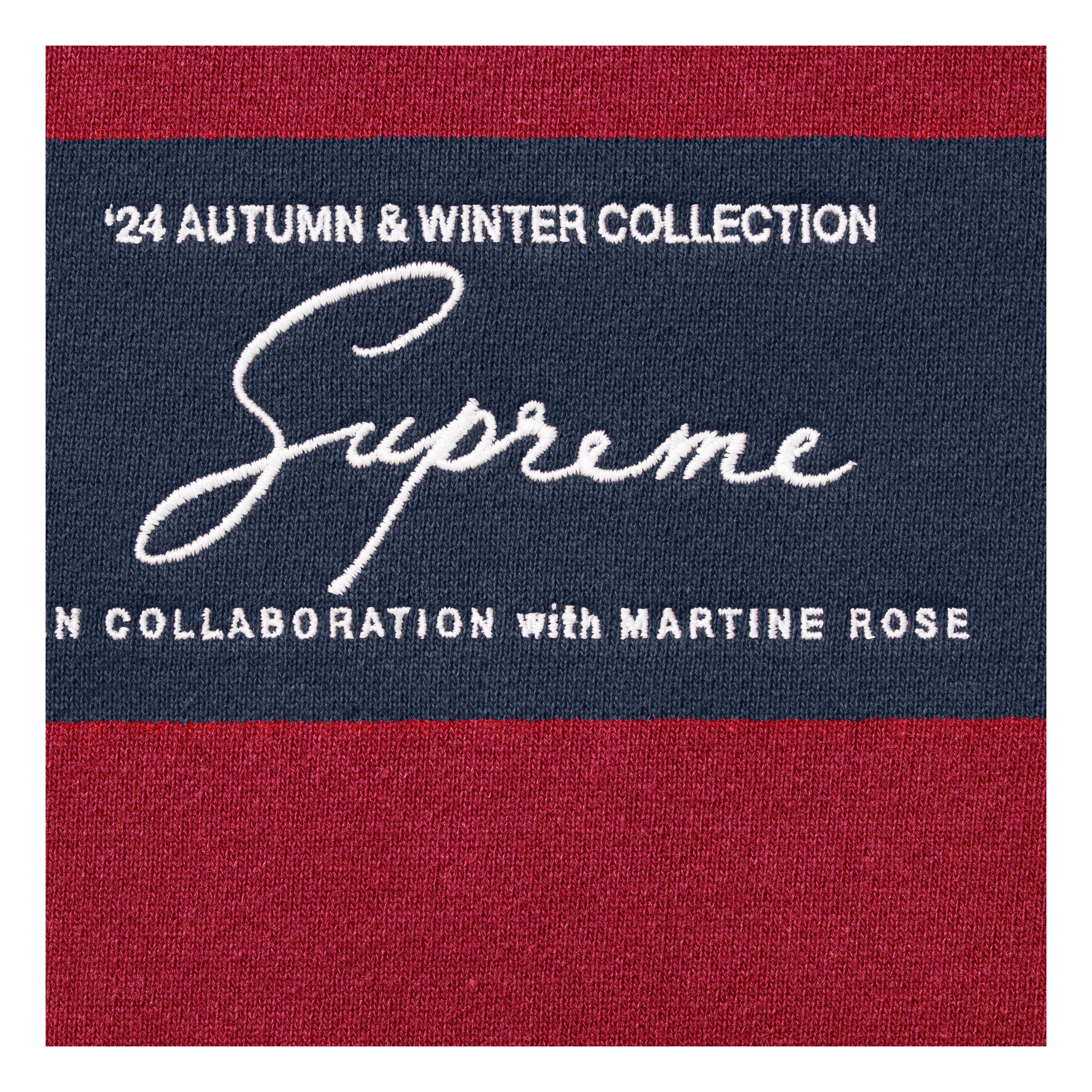 SUPREME®/MARTINE ROSE® HOODED SWEATSHIRT in BLUE sold by Martine Rose product image thumbnail 3