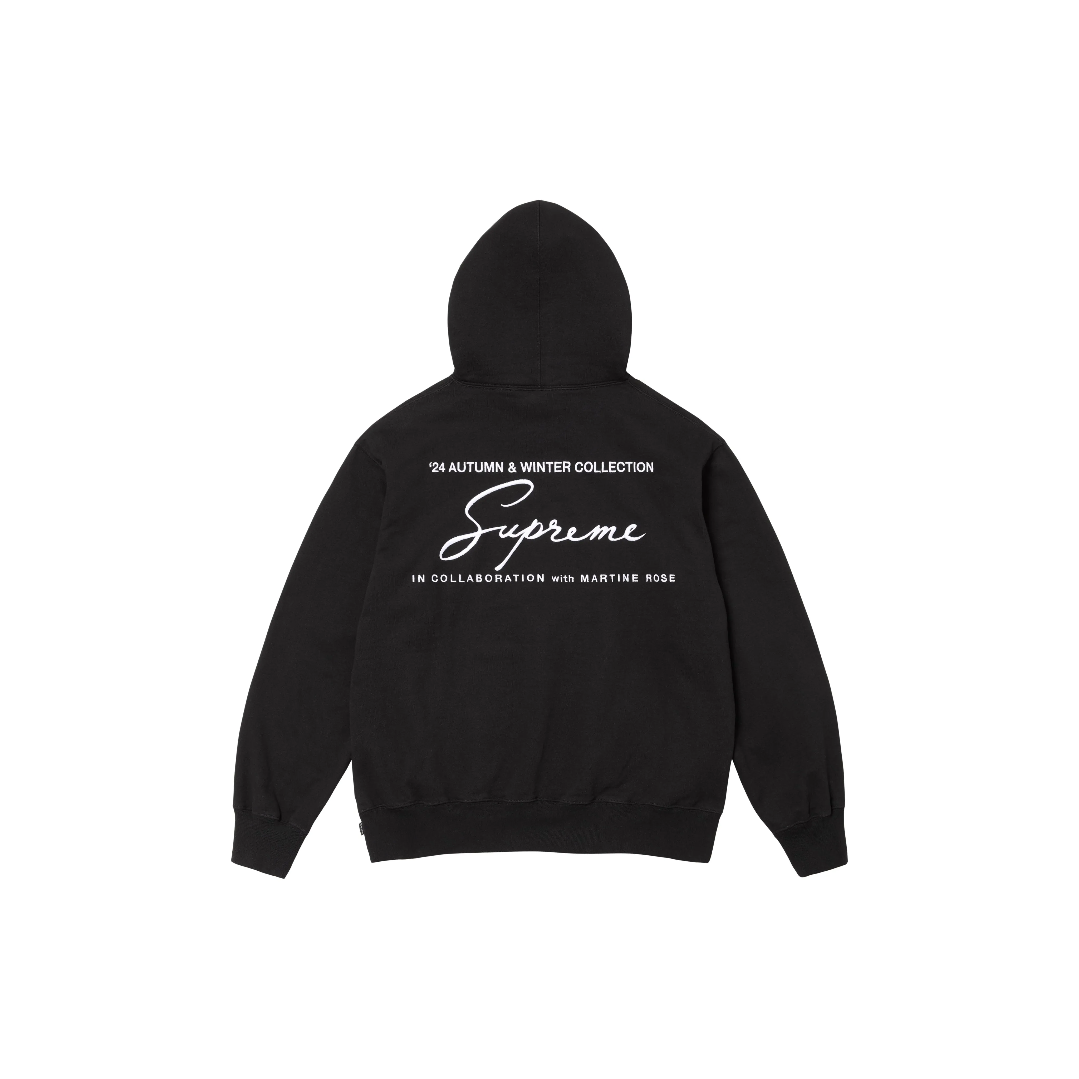 SUPREME®/MARTINE ROSE® HOODED SWEATSHIRT in BLACK sold by Martine Rose product image thumbnail 2