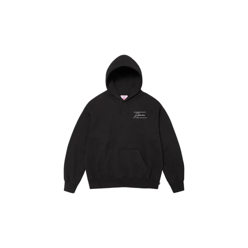 SUPREME®/MARTINE ROSE® HOODED SWEATSHIRT in BLACK sold by Martine Rose