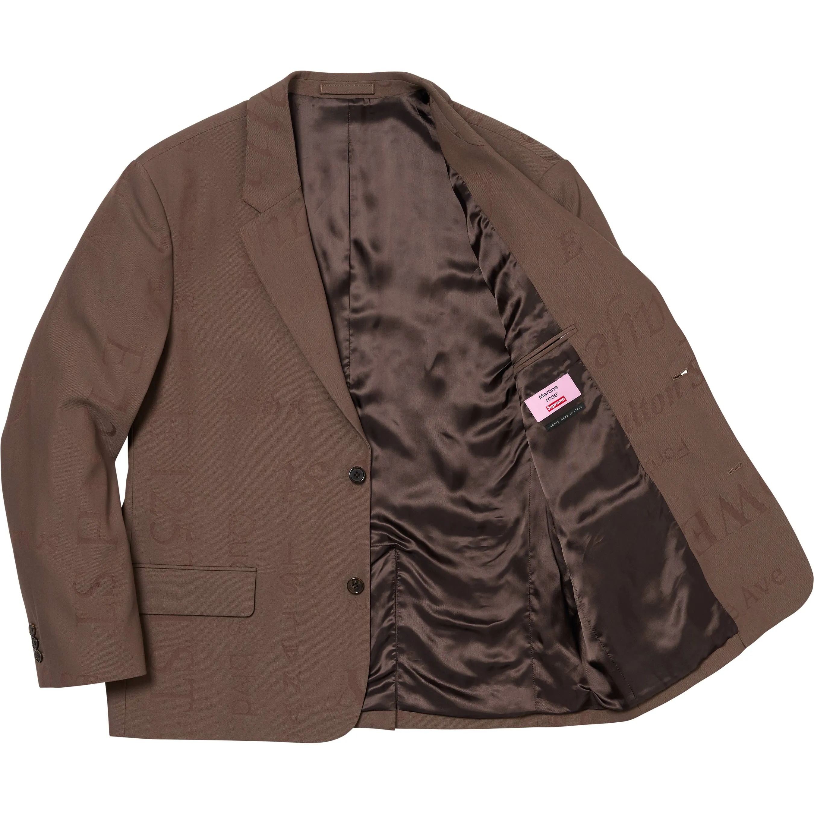 SUPREME®/MARTINE ROSE® SUIT in BROWN sold by Martine Rose product image thumbnail 3