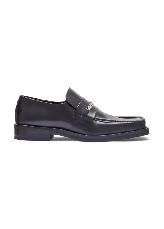 MENS SQUARE TOE LOAFER in BLACK sold by Martine Rose