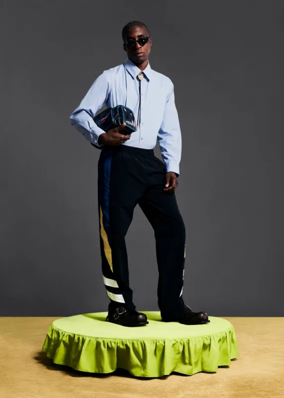 CLASSIC SHIRT in BLUE AND WHITE sold by Martine Rose