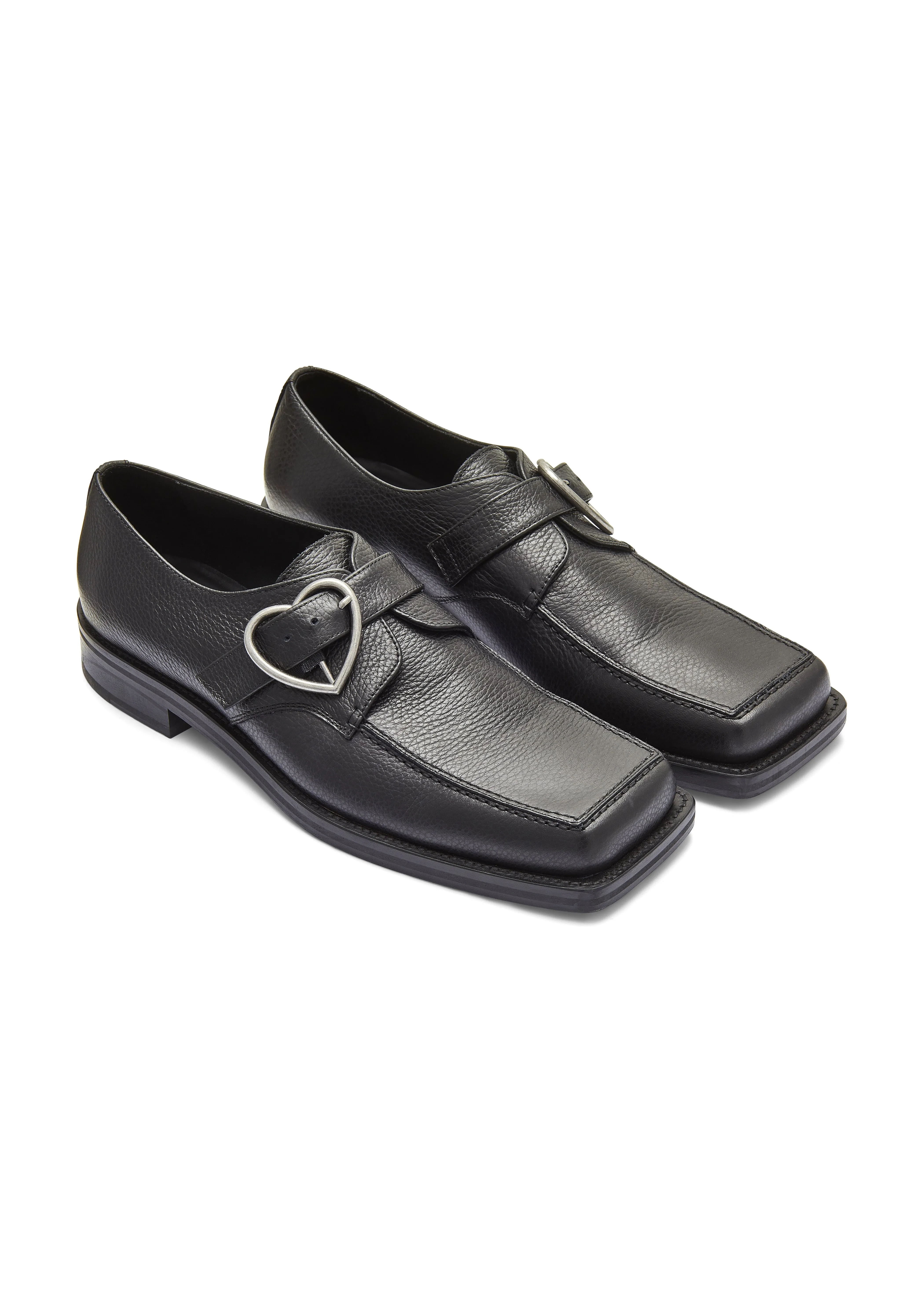 SQUARE TOE BUCKLE LOAFER in BLACK sold by Martine Rose product image thumbnail 2
