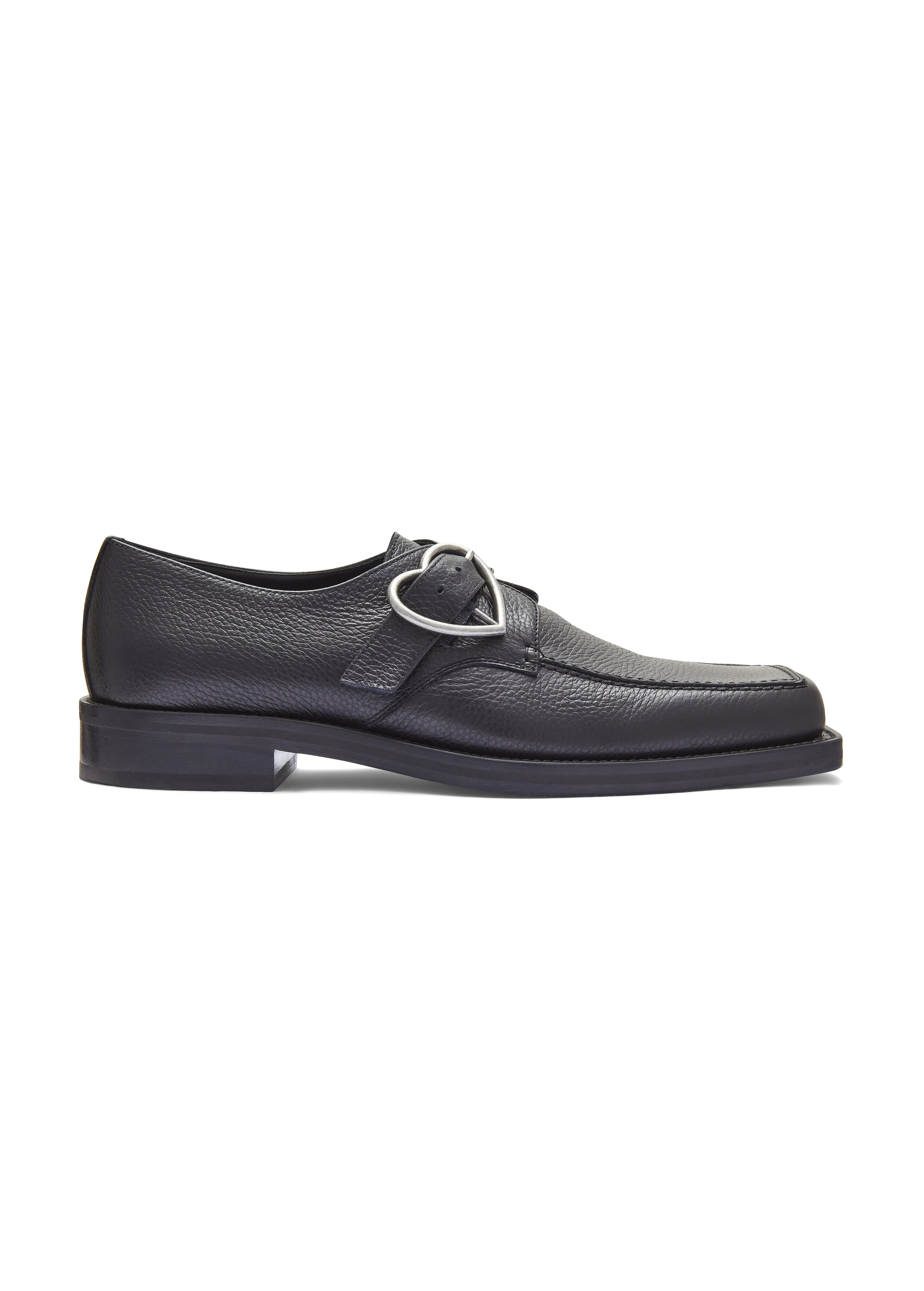 SQUARE TOE BUCKLE LOAFER in BLACK sold by Martine Rose