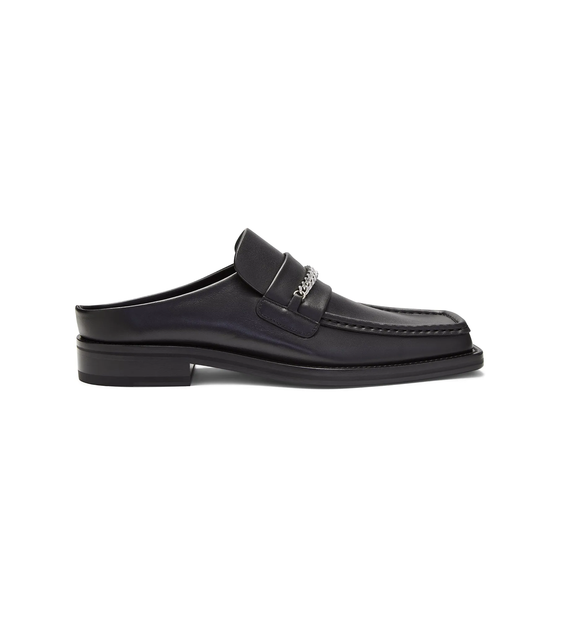 SQUARE TOE MULE WOMENS in BLACK sold by Martine Rose