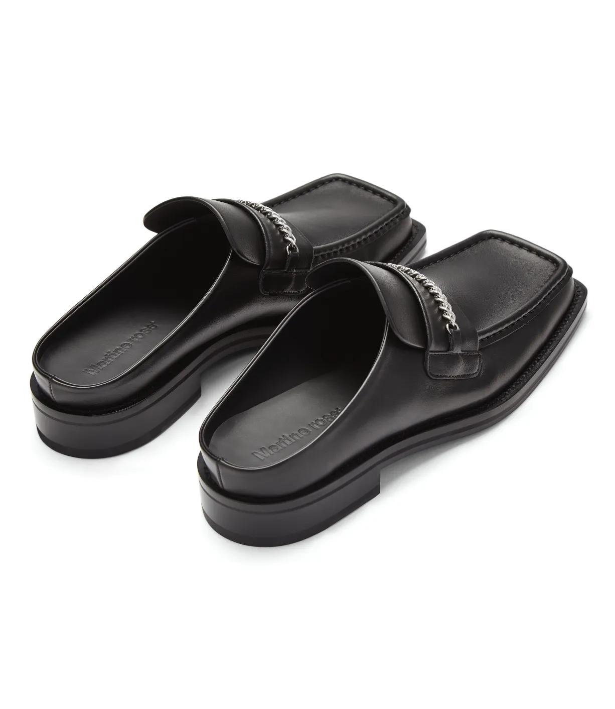 SQUARE TOE MULE WOMENS in BLACK sold by Martine Rose product image thumbnail 3