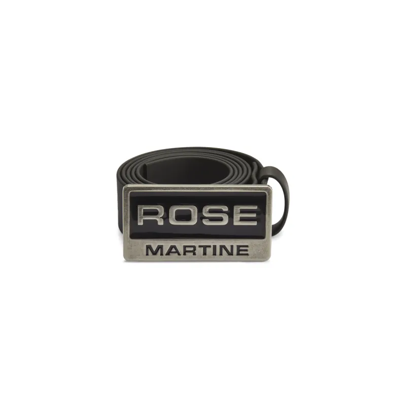 RUBBER TYRE BELT in BLACK made by Martine Rose