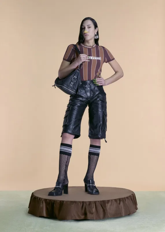 UTILITY SHORT in BLACK made by Martine Rose