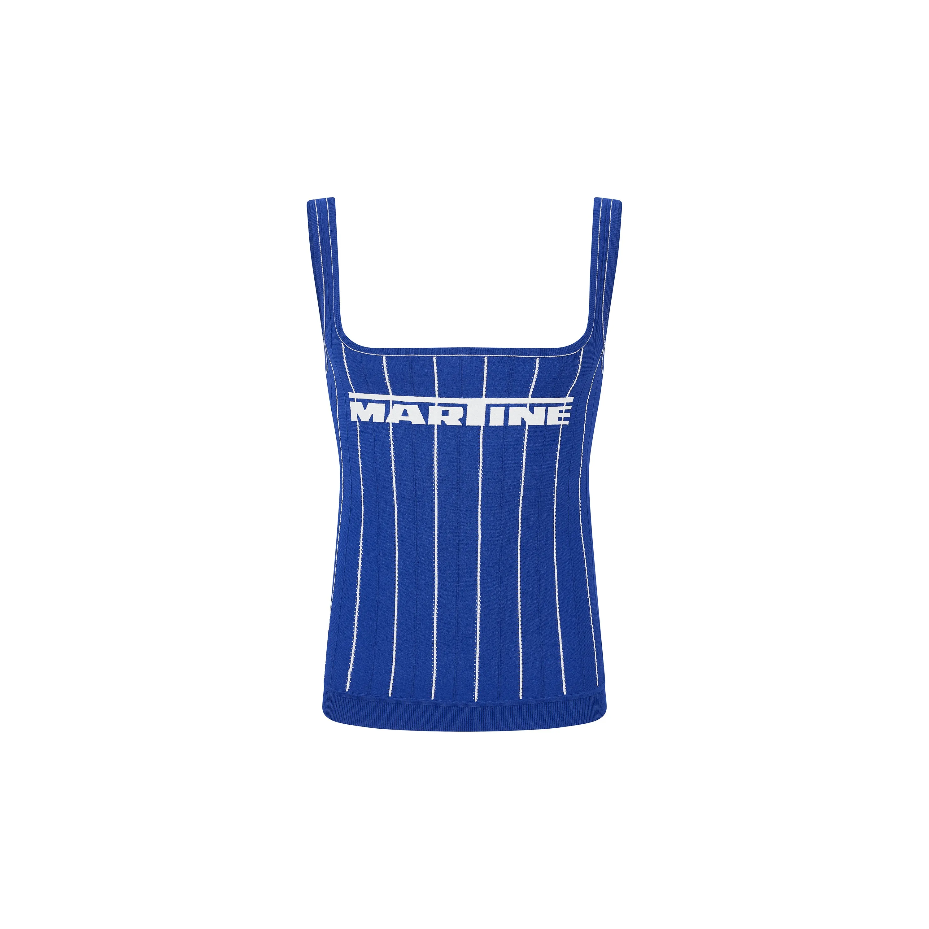 LOGO VEST in BLUE sold by Martine Rose product image thumbnail 5