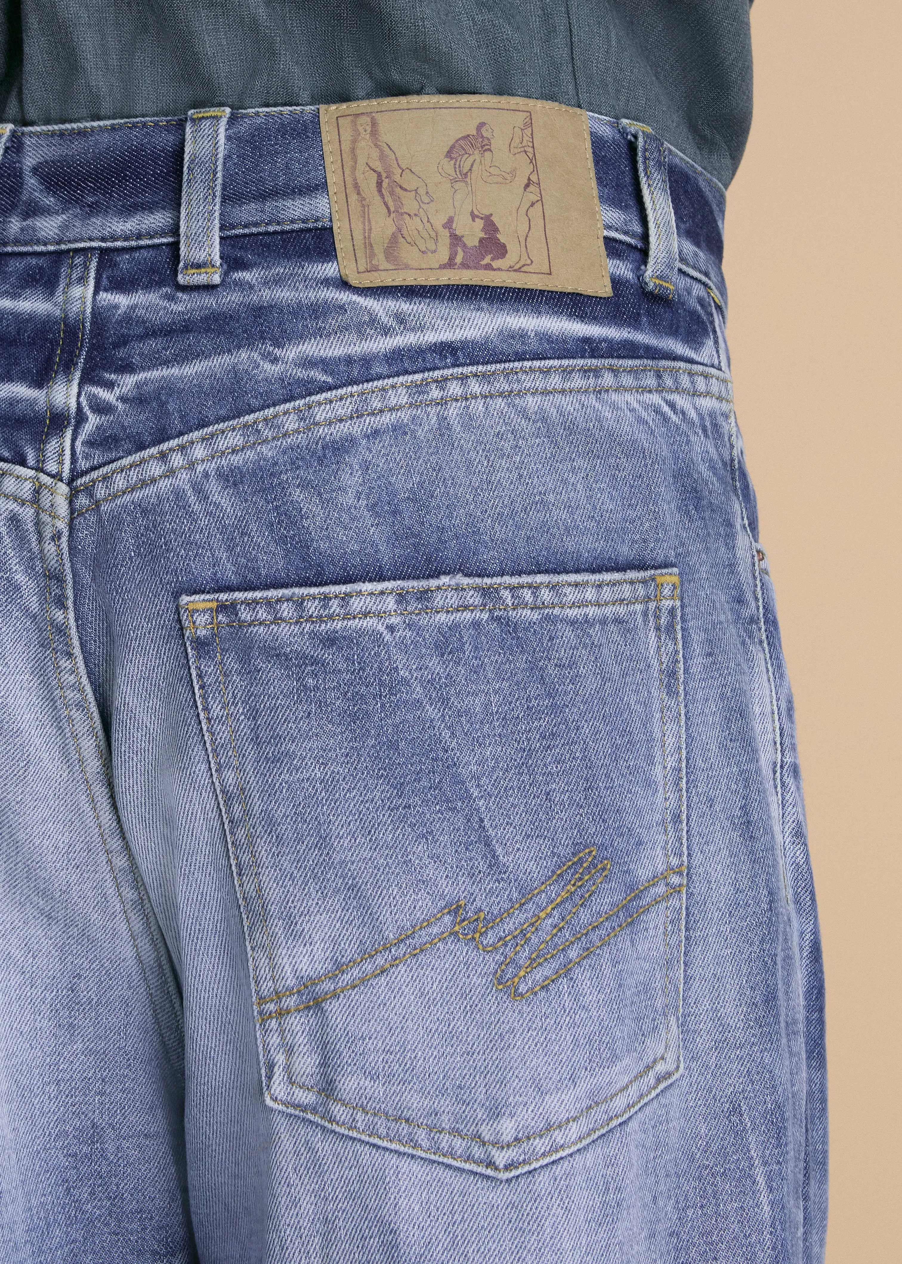 CASUAL JEAN in BLUE sold by Martine Rose product image thumbnail 4