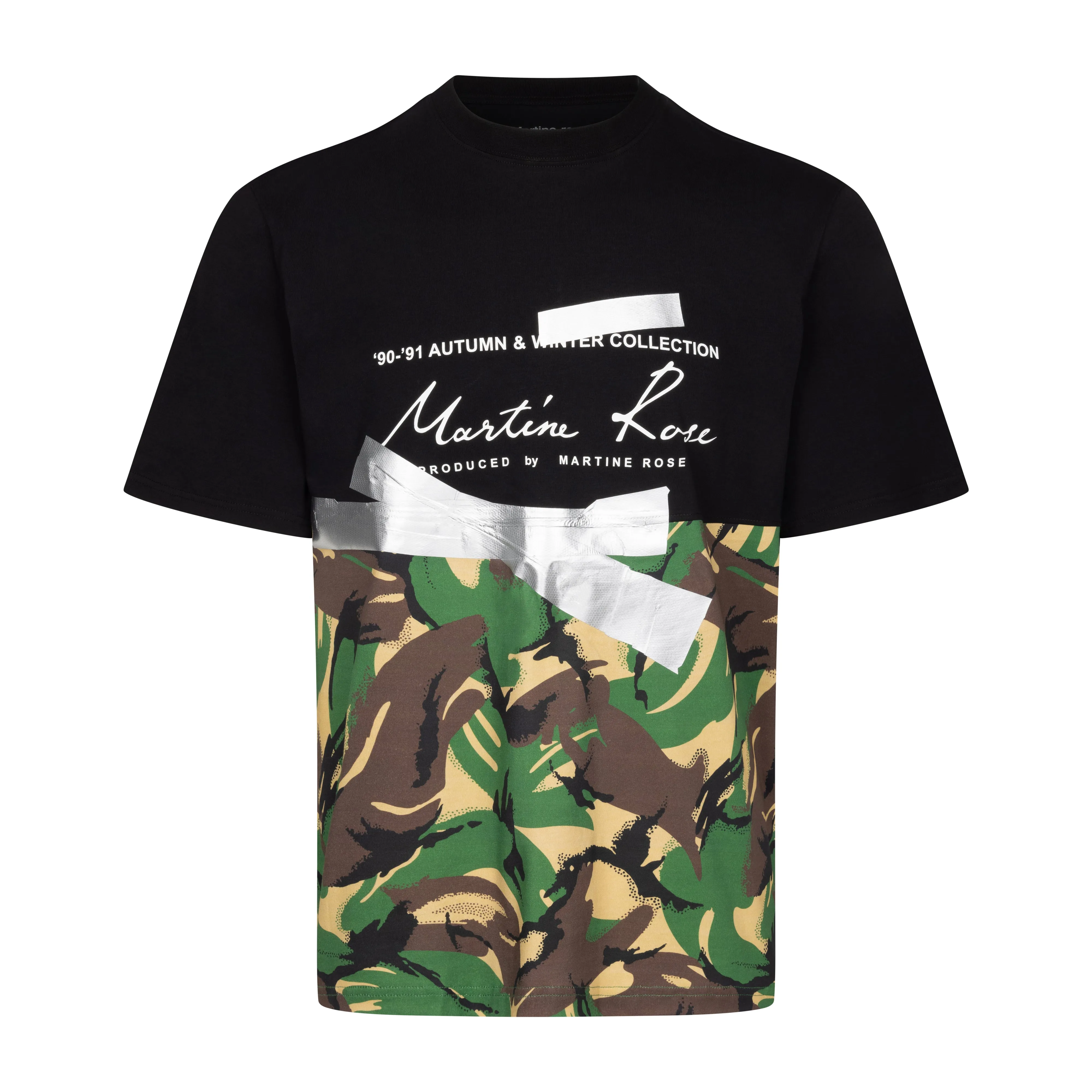 CLASSIC T-SHIRT in BLACK GREEN CAMO sold by Martine Rose product image thumbnail 2