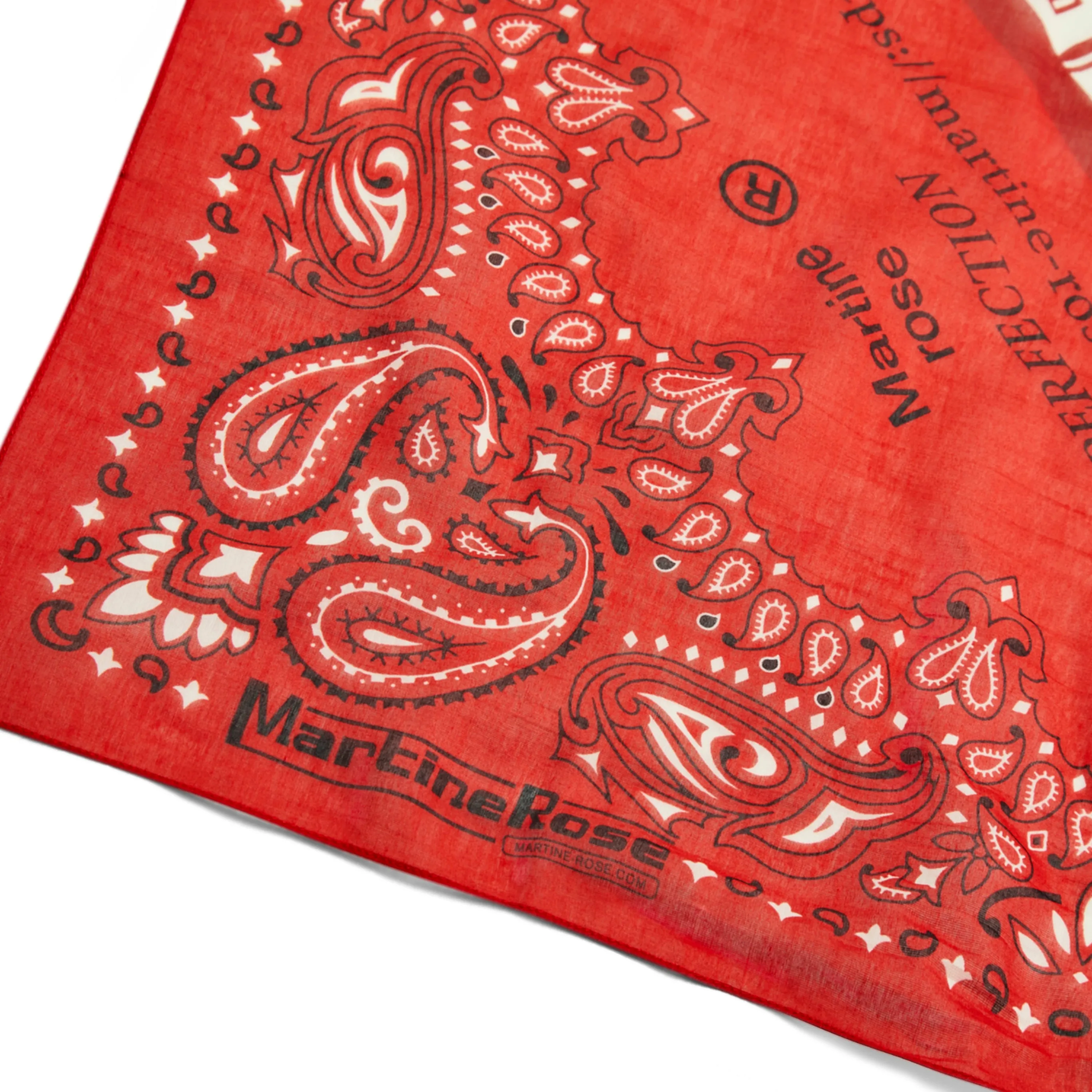 BANDANA in RED sold by Martine Rose product image thumbnail 5