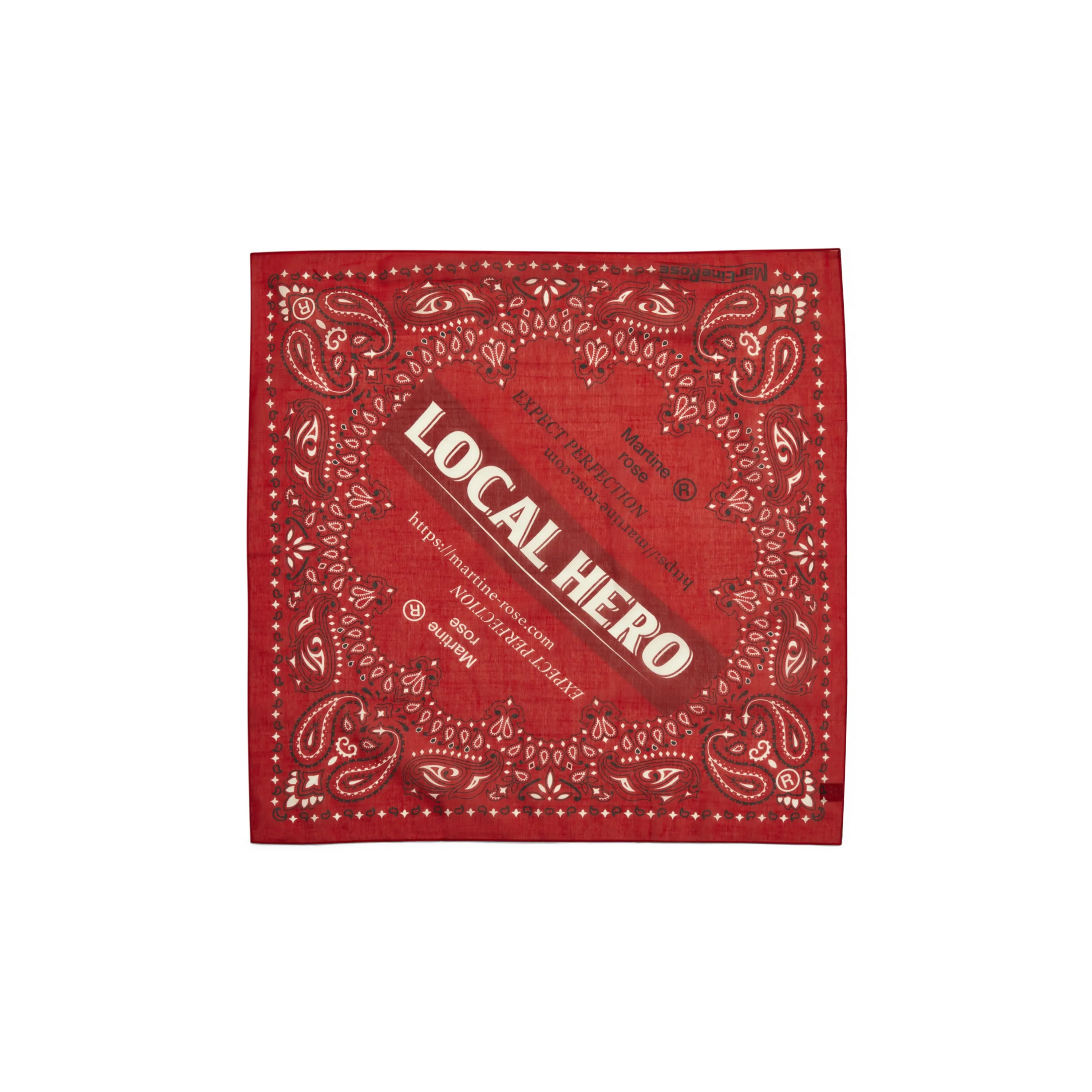 BANDANA in RED sold by Martine Rose product image thumbnail 4