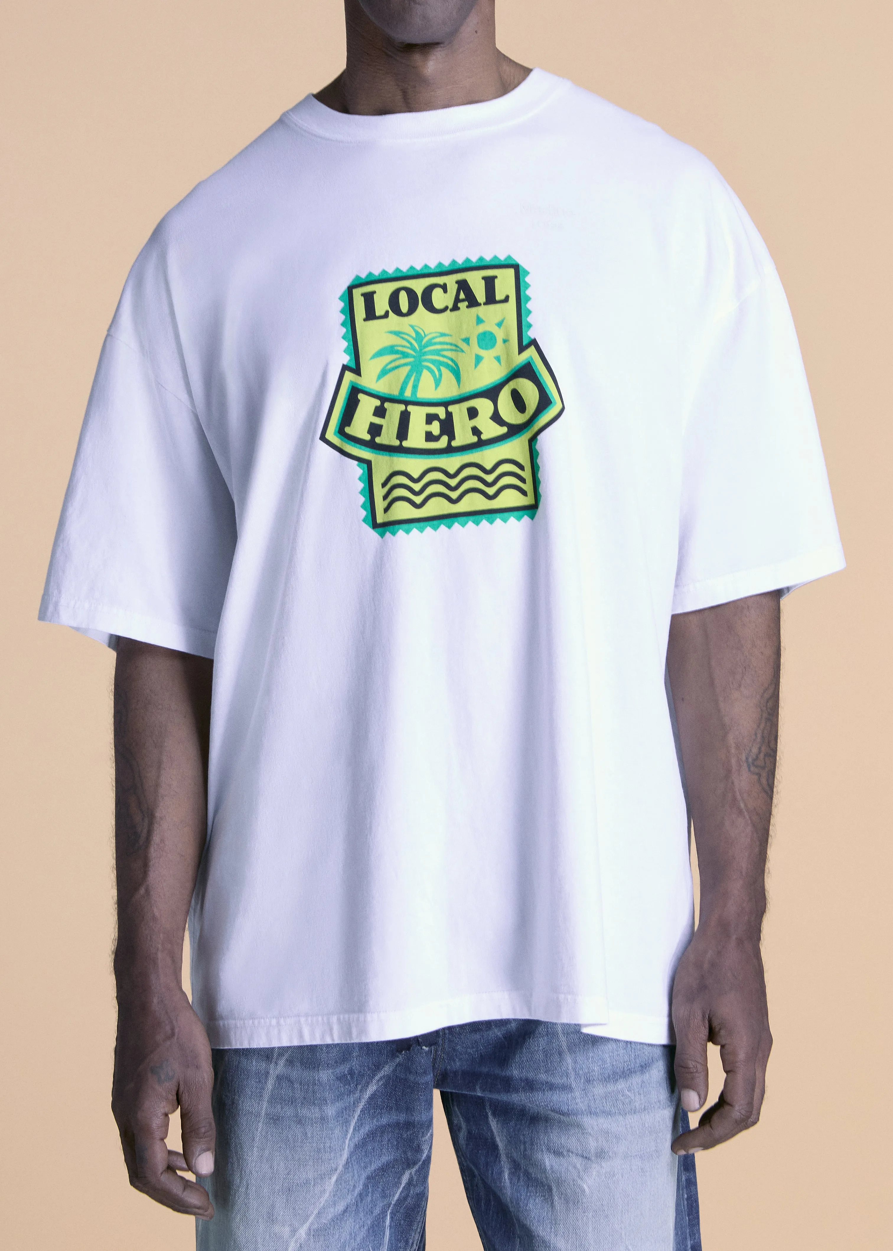 S/S OVERSIZED T-SHIRT in WHITE sold by Martine Rose product image thumbnail 2