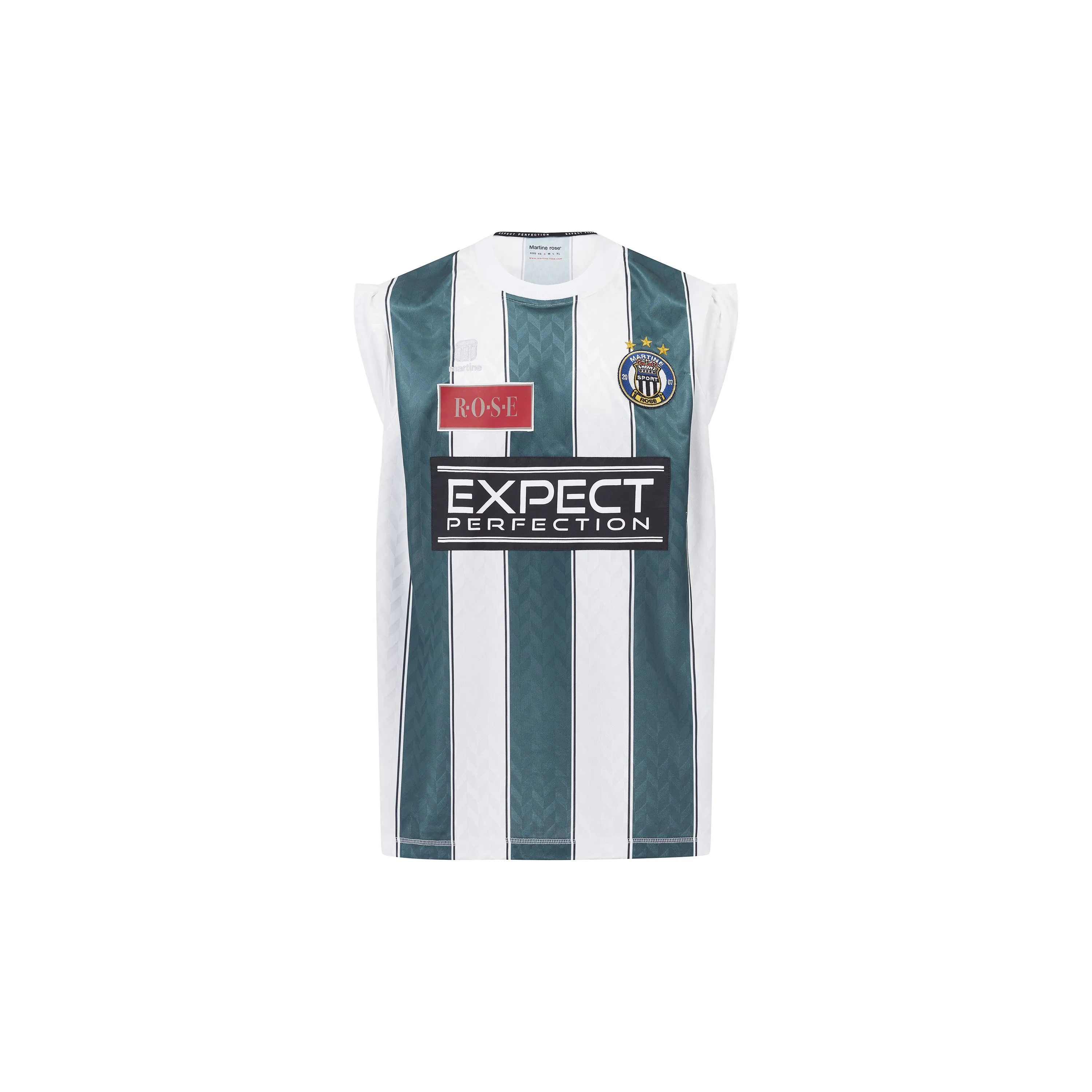 TWIST SLEEVE FOOTBALL TOP in WHITE sold by Martine Rose product image thumbnail 5