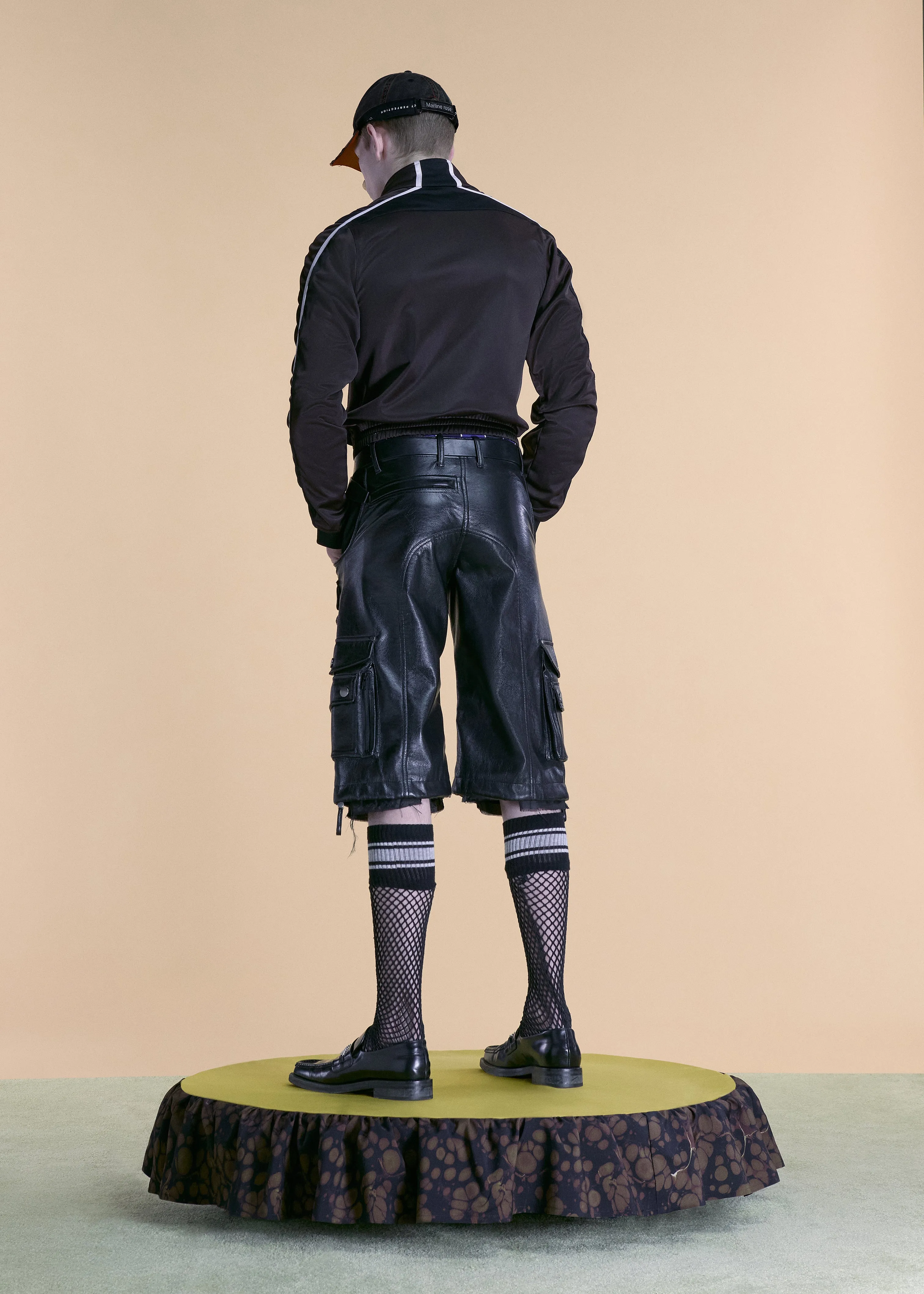 SHRUNKEN TRACK JACKET in BROWN sold by Martine Rose product image thumbnail 4