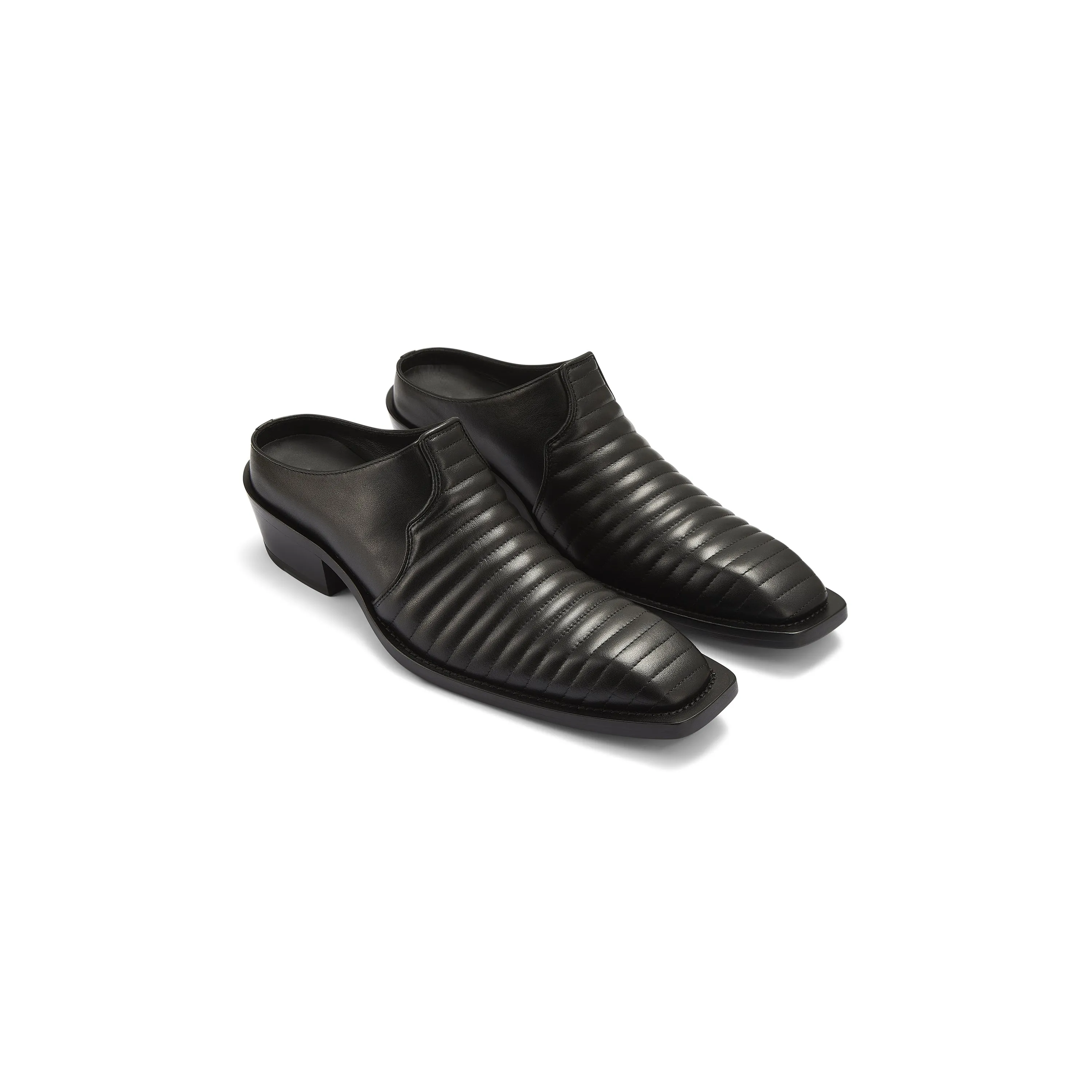 COWBOY MULE in BLACK sold by Martine Rose