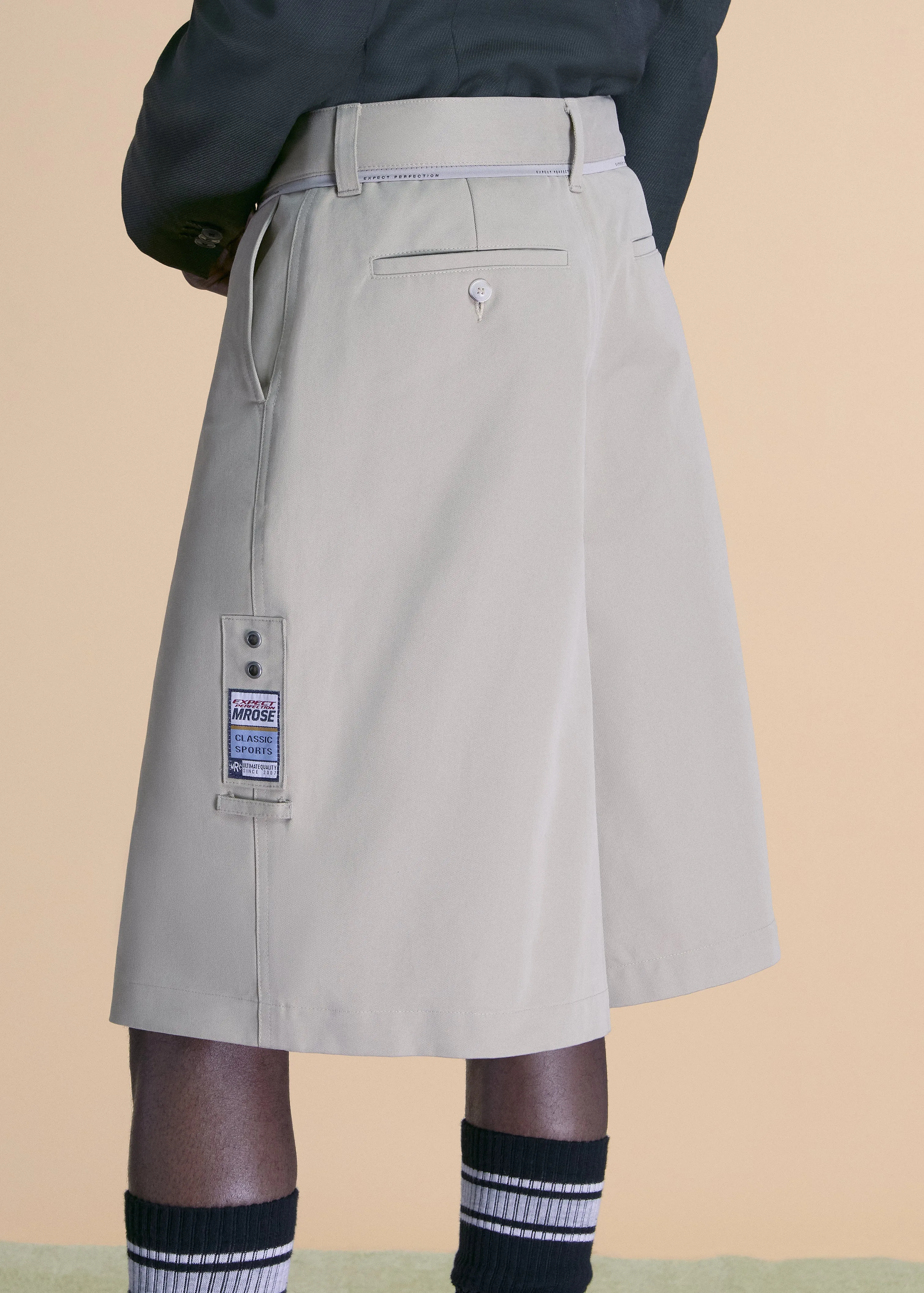 TWISTED SKATE SHORT in BEIGE sold by Martine Rose product image thumbnail 2