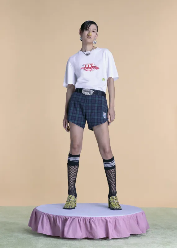 TAILORED GYM SHORT in BLACK made by Martine Rose