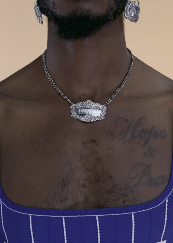 SHERRY NECKLACE in SILVER made by Martine Rose