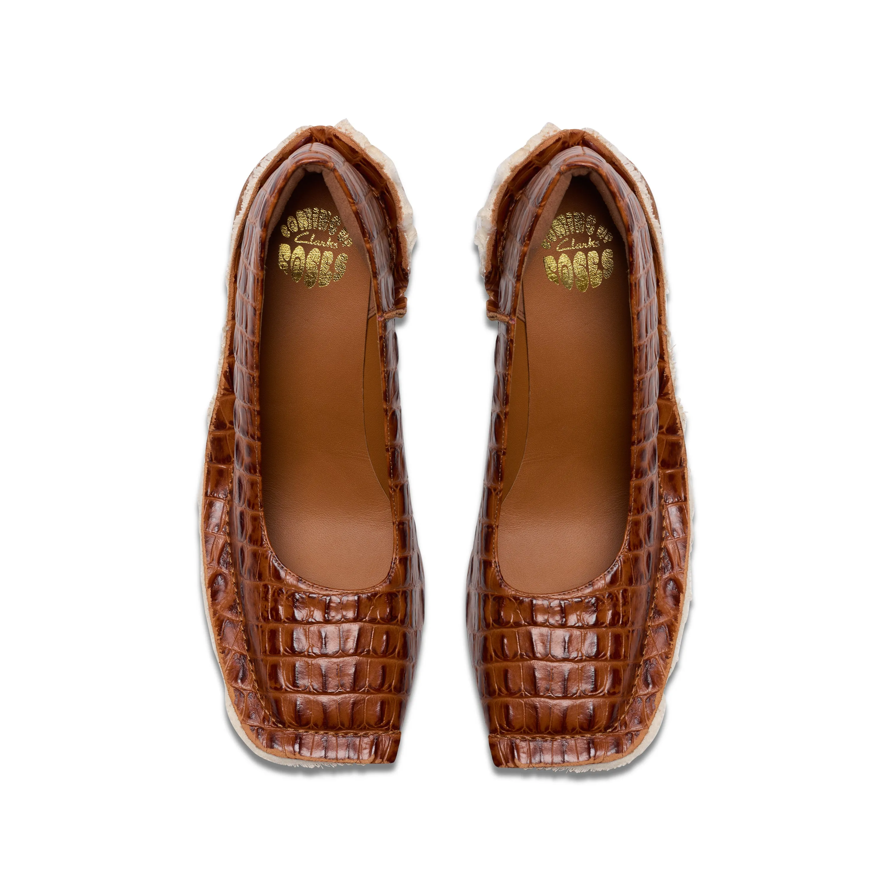 MARTINE ROSE FOR CLARKS WOMENS HEEL in PRETZEL TAN sold by Martine Rose product image thumbnail 3