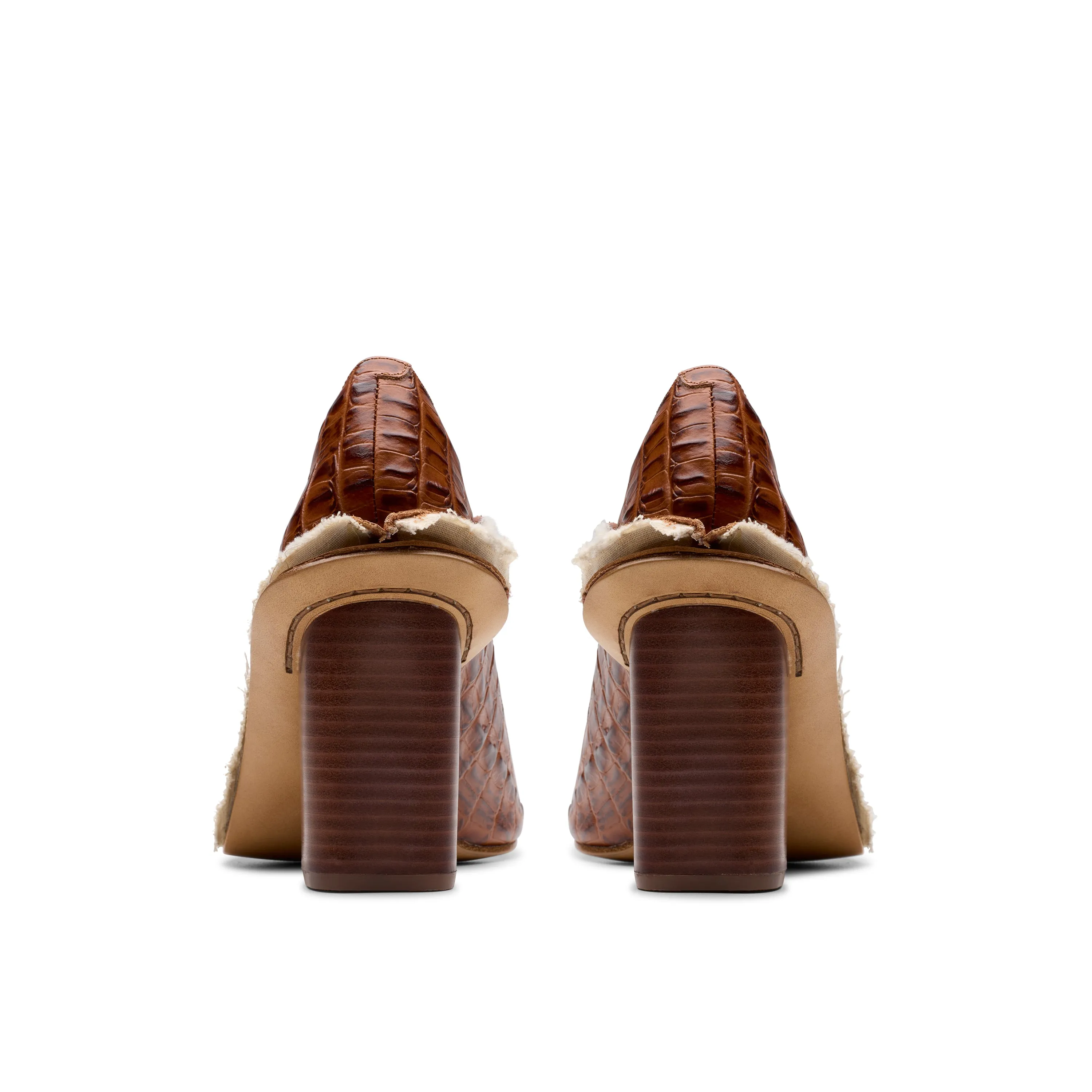 MARTINE ROSE FOR CLARKS WOMENS HEEL in PRETZEL TAN sold by Martine Rose product image thumbnail 4