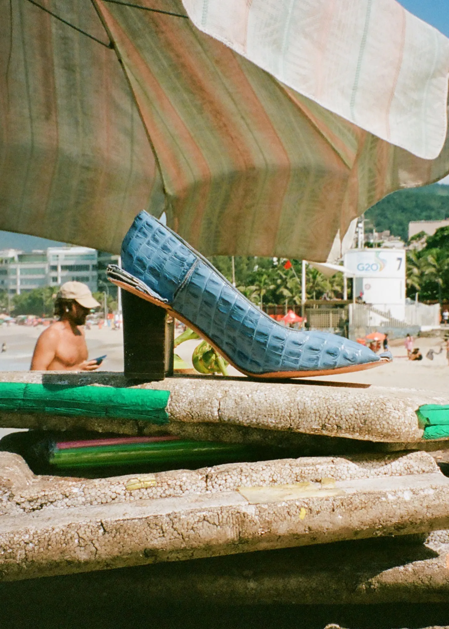 MARTINE ROSE FOR CLARKS WOMENS HEEL in CORNFLOWER BLUE sold by Martine Rose