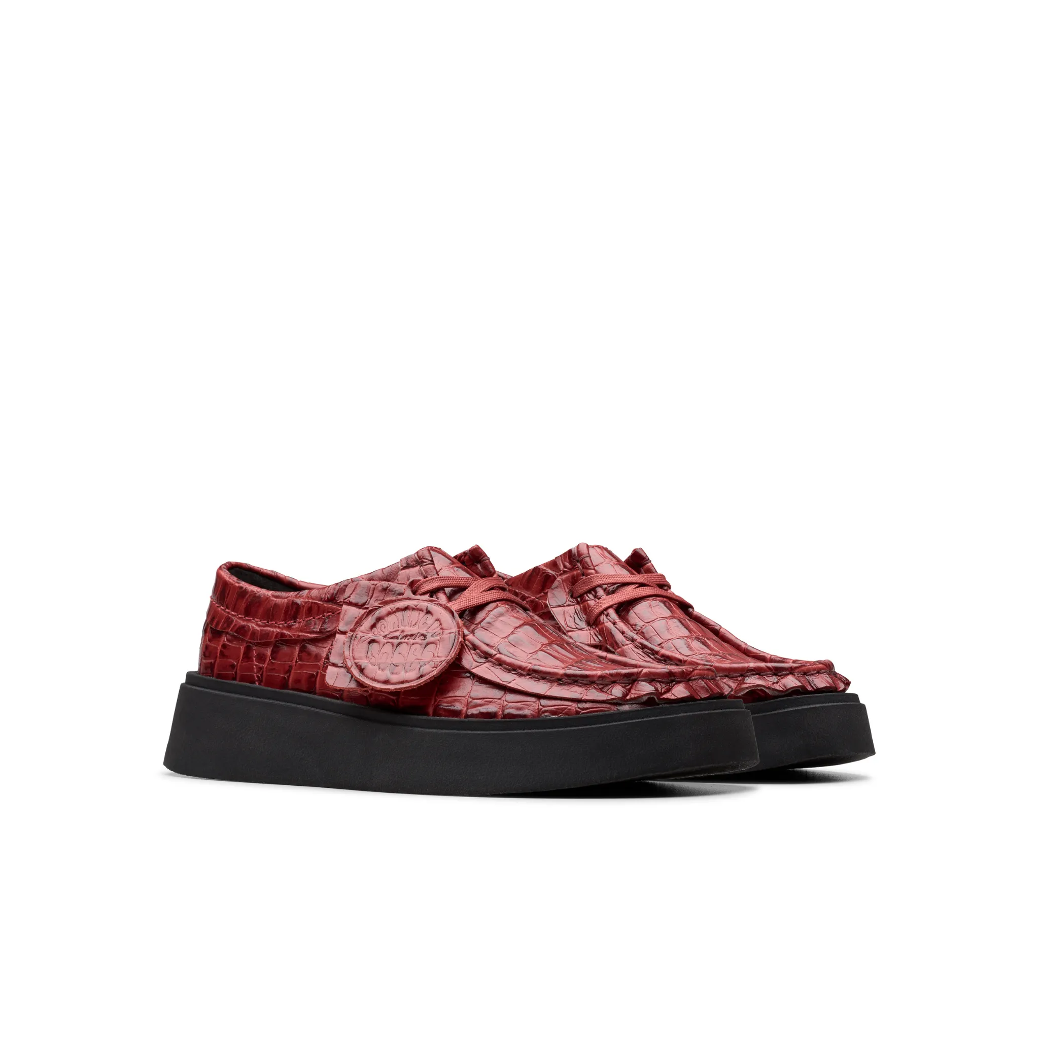MARTINE ROSE FOR CLARKS MENS TORVIEW in OXBLOOD sold by Martine Rose product image thumbnail 2