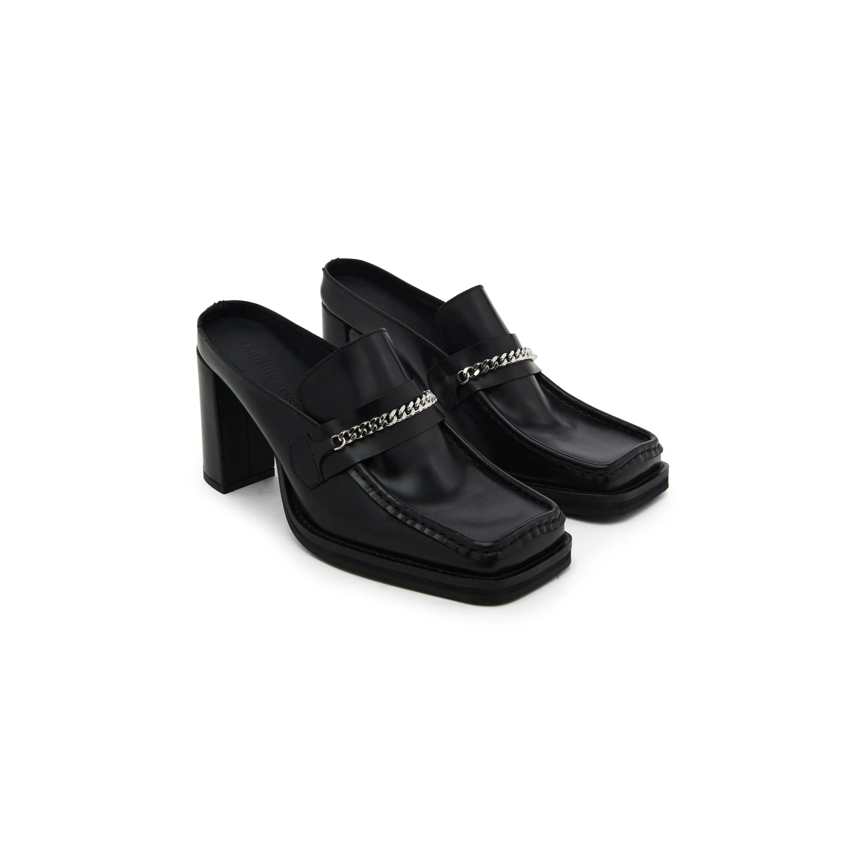 SQUARE TOE HEEL in BLACK sold by Martine Rose product image thumbnail 3