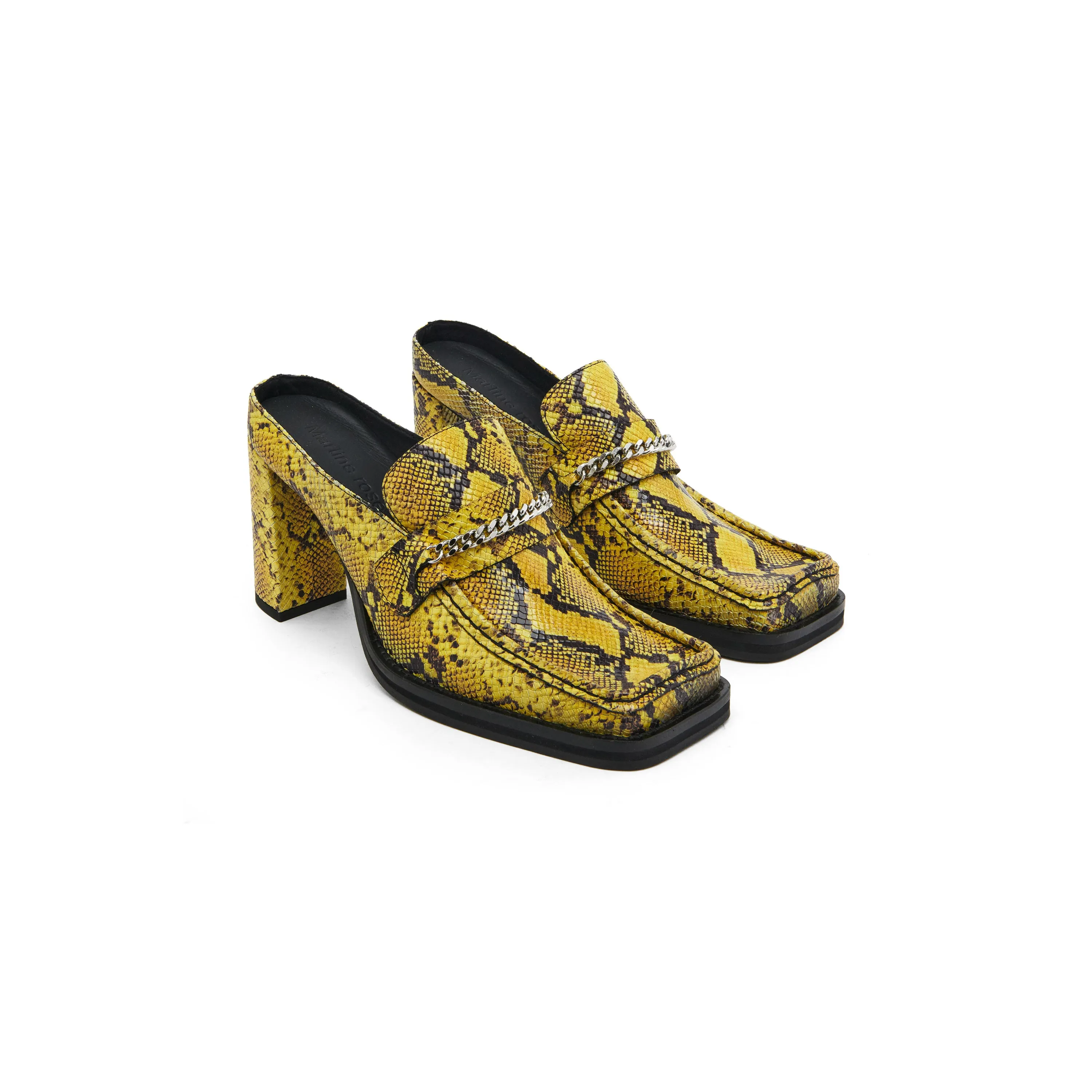 SQUARE TOE HEEL in YELLOW sold by Martine Rose product image thumbnail 3