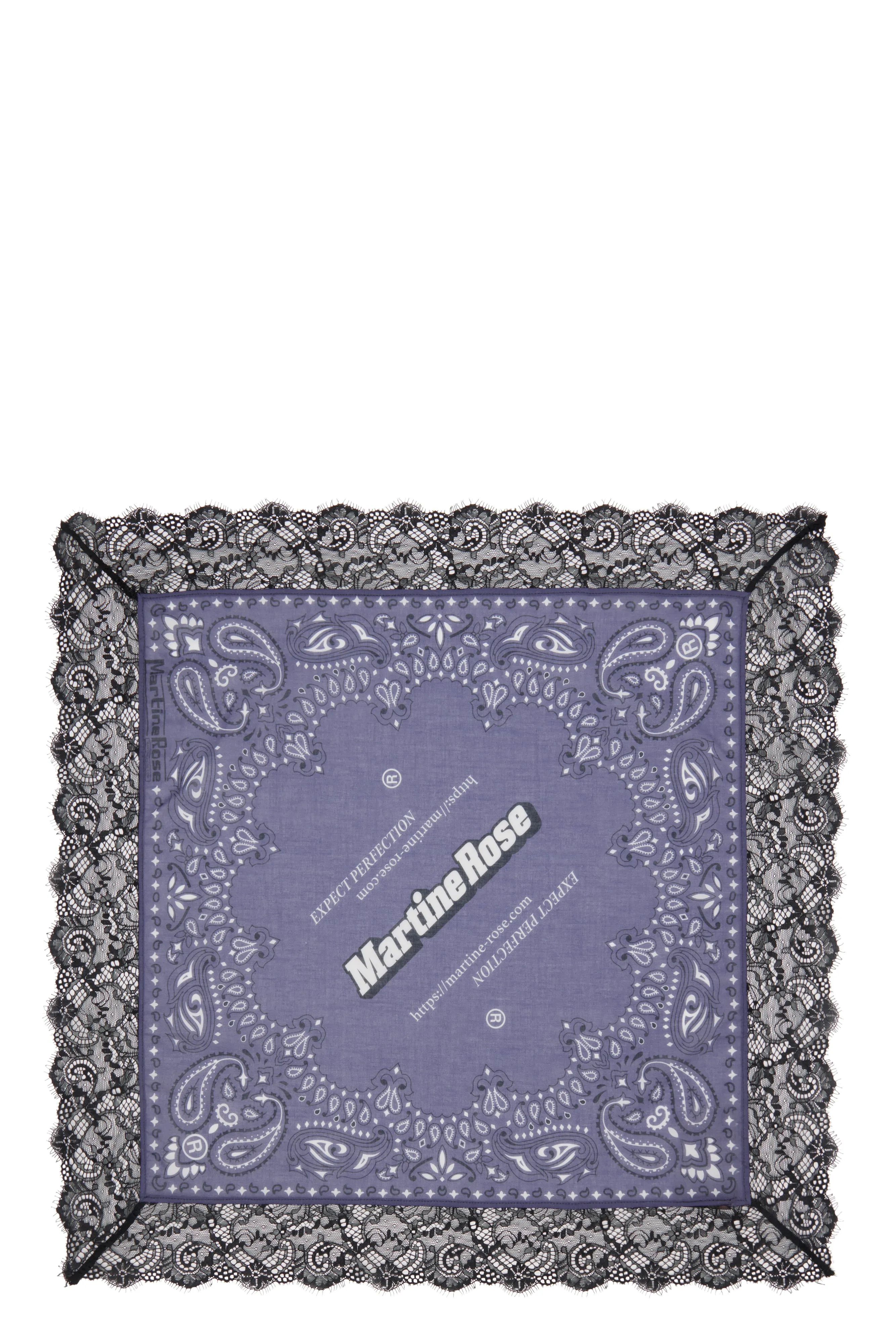 LACE BANDANA in BLUE sold by Martine Rose