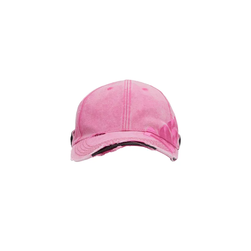 ROLL BACK CAP in BUBBLEGUM PINK made by Martine Rose