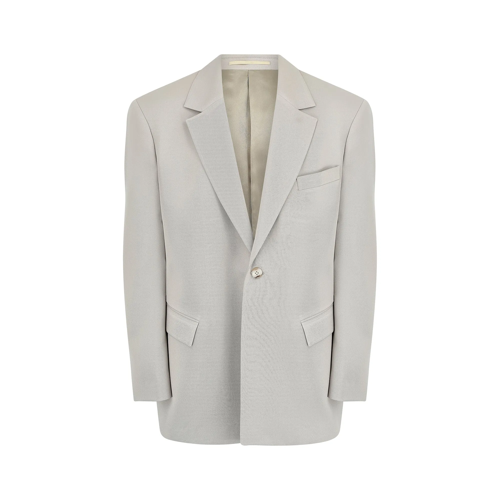 HANGING TAILORED JACKET in STONE sold by Martine Rose