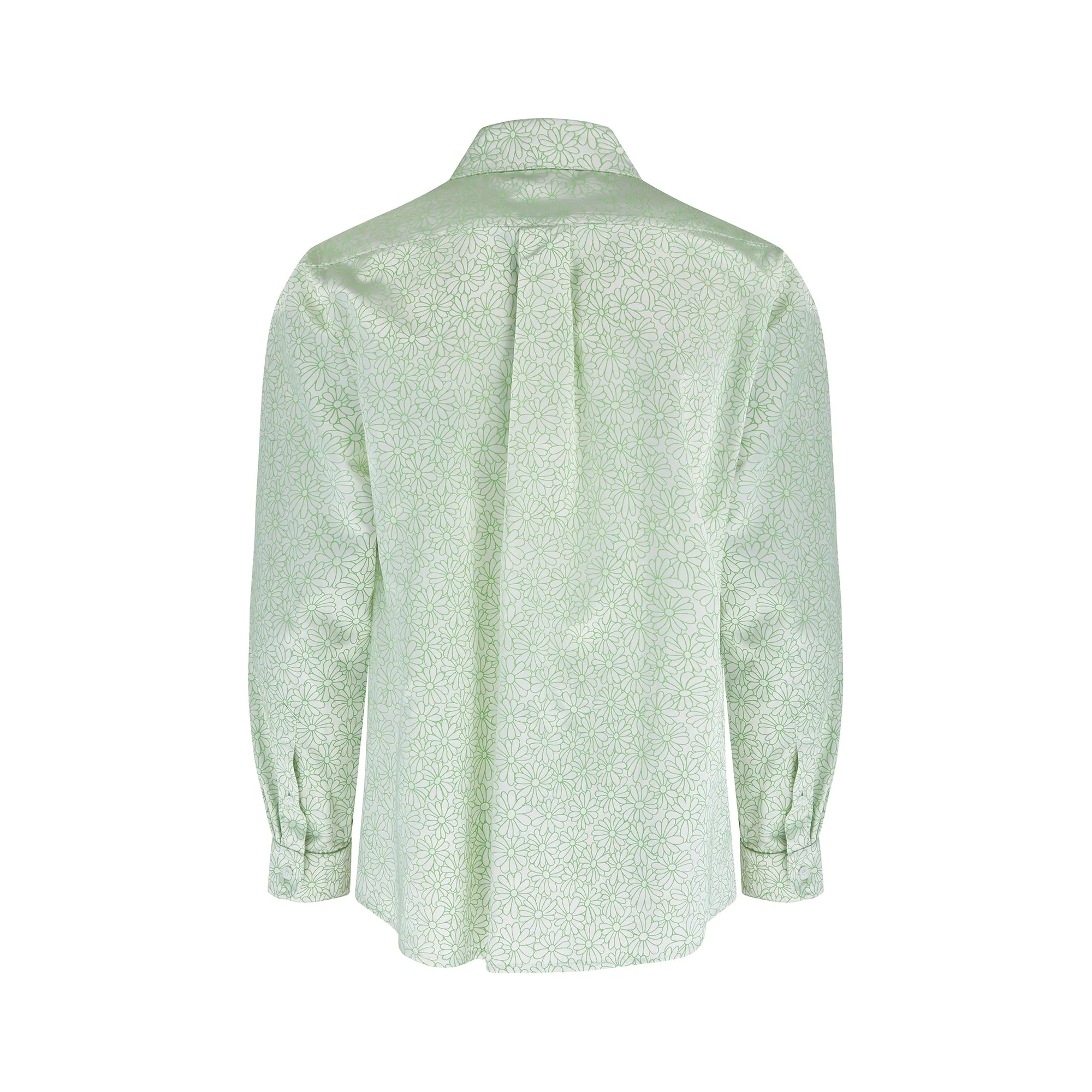 WRAP SHIRT in GREEN FLORAL sold by Martine Rose product image thumbnail 2