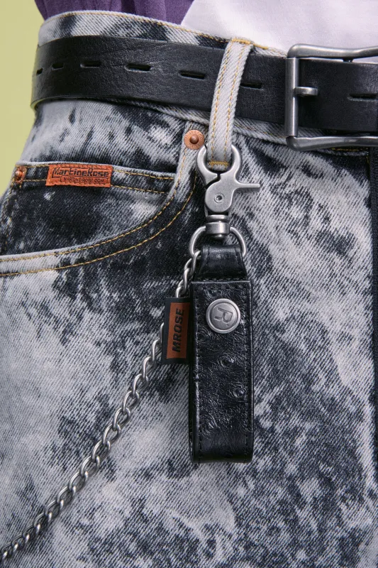 BONDAGE CLIP CHAIN in BLACK sold by Martine Rose