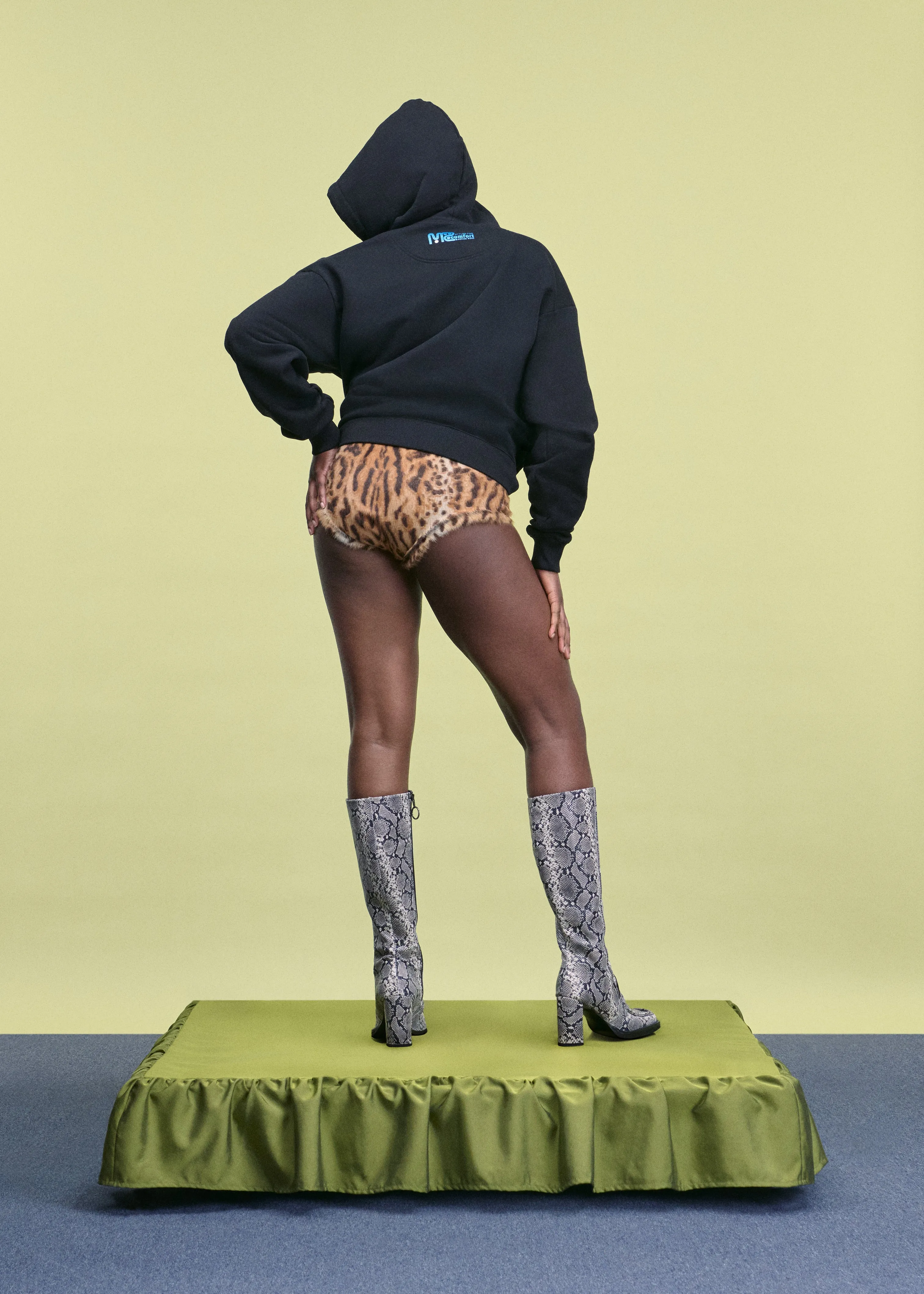 CLASSIC HOODIE in BLACK sold by Martine Rose product image thumbnail 3