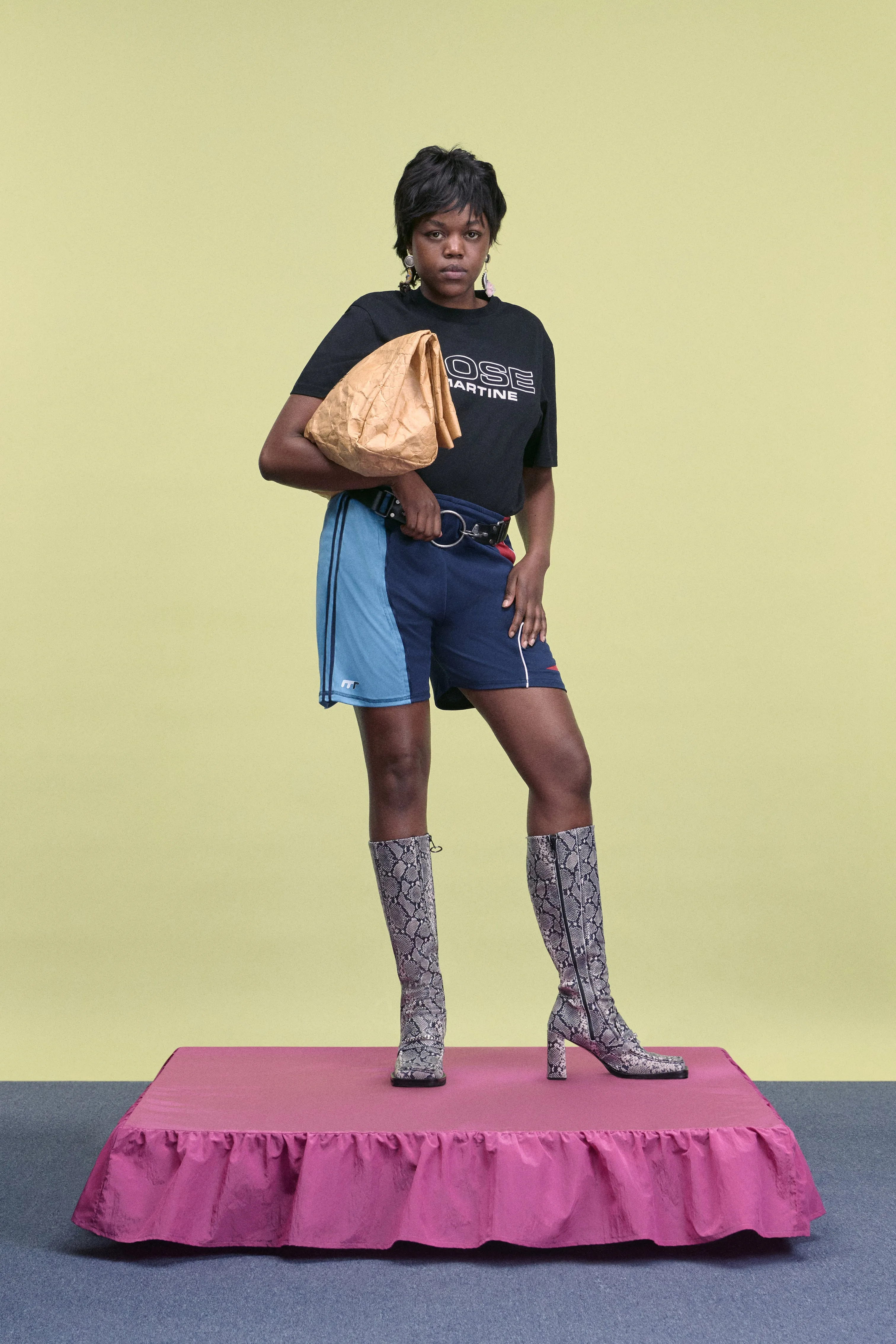 CLASSIC T-SHIRT in BLACK sold by Martine Rose