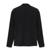 FUNNEL NECK L/S T-SHIRT in BLACK sold by Martine Rose
