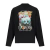 FUNNEL NECK L/S T-SHIRT in BLACK sold by Martine Rose