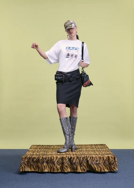 OVERSIZED S/S T-SHIRT in WHITE sold by Martine Rose